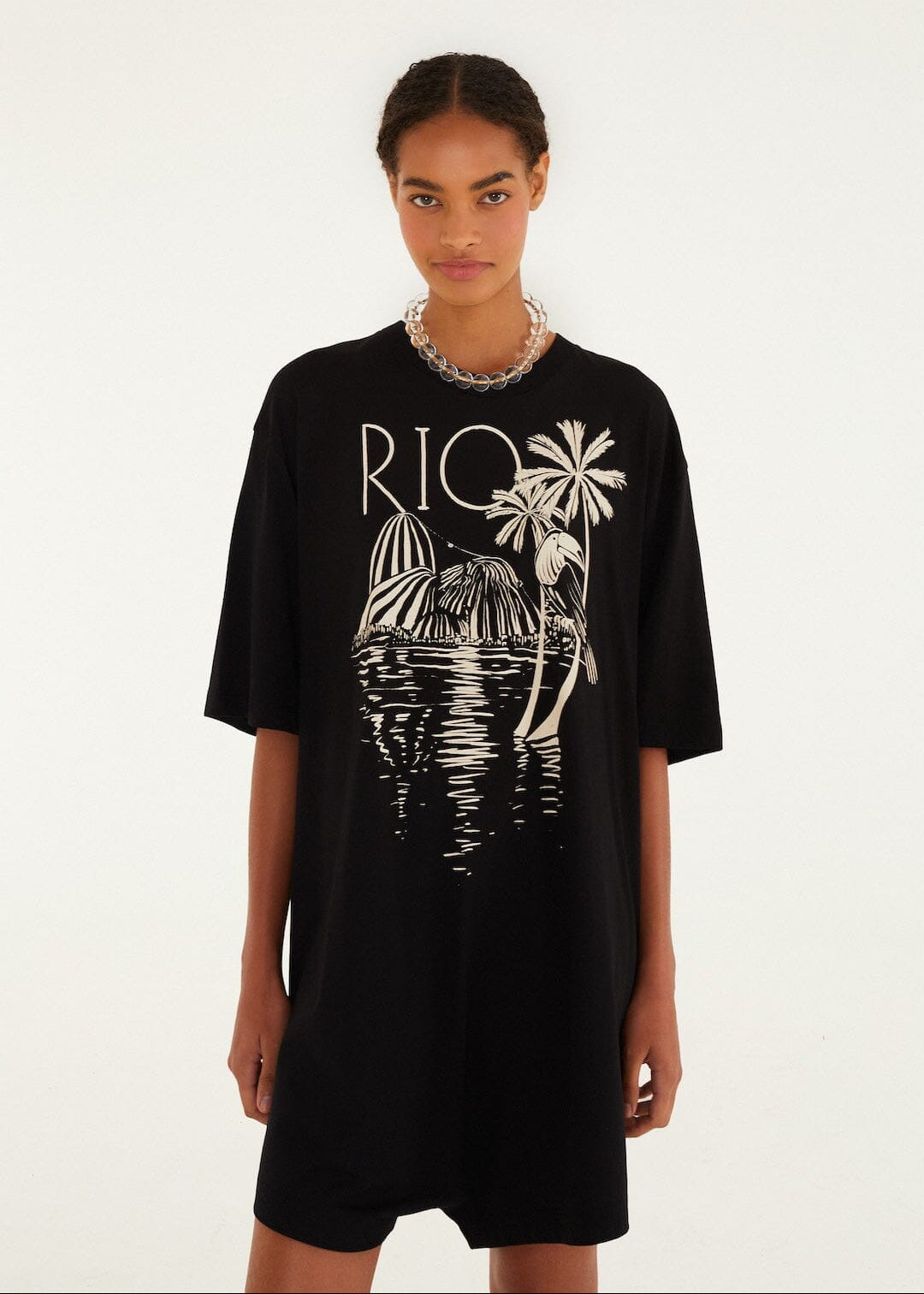 Black & White Rio Mini Jumpsuit