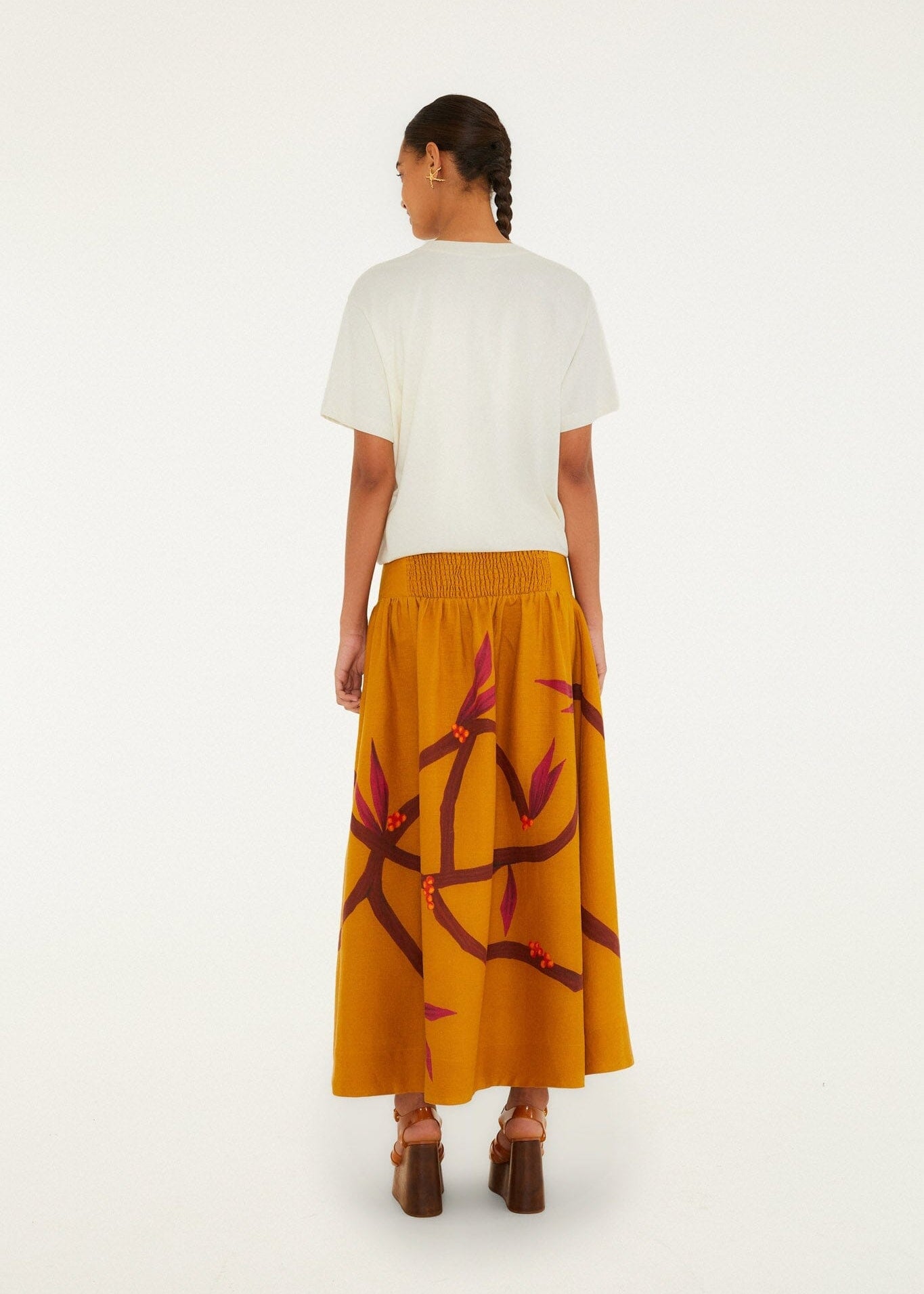 Brown Maxi Skirt