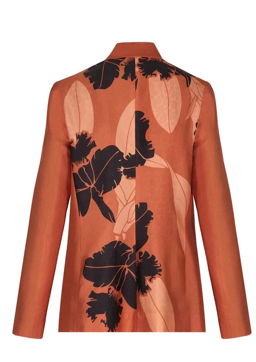 Santo Tomás Martellato Silk Blazer / Terra Orchideas
