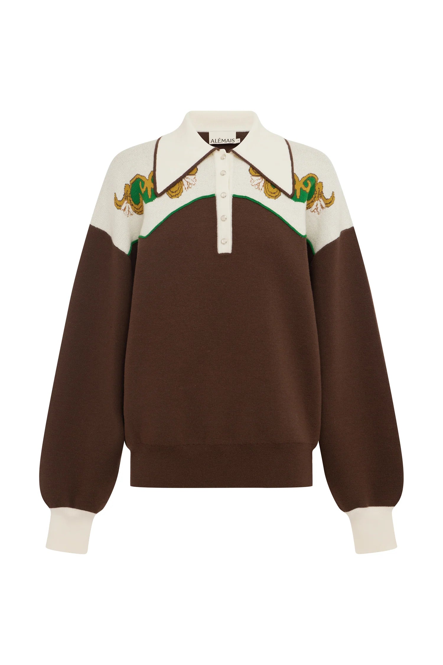 Lasso Knit Polo Chocolate