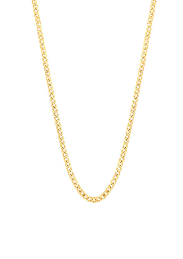 Venetia White Enamel Charm - Anchor Chain
