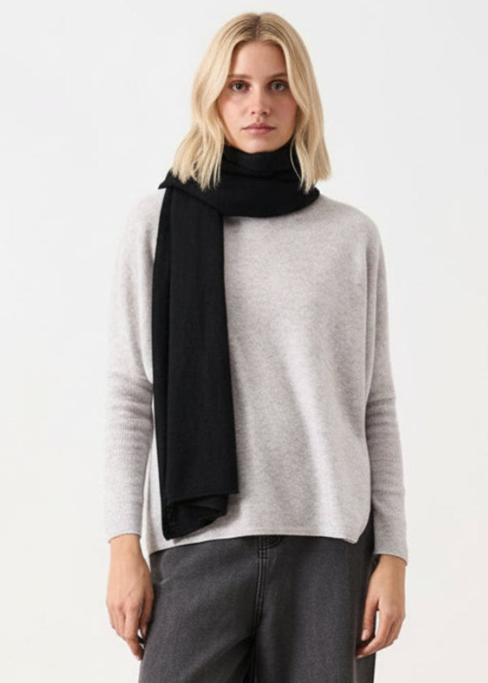 Infinity Black Scarf