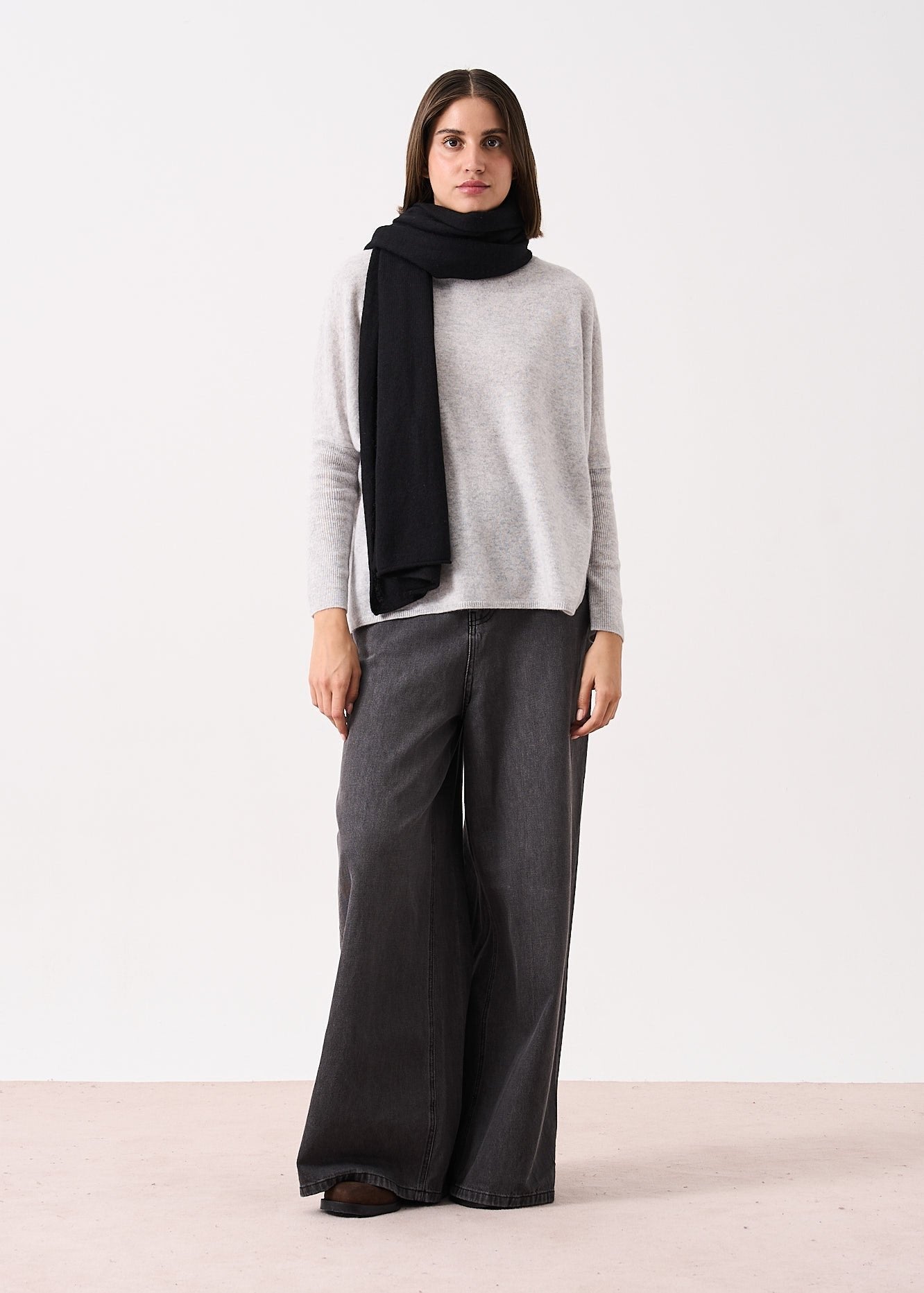 Infinity Black Scarf