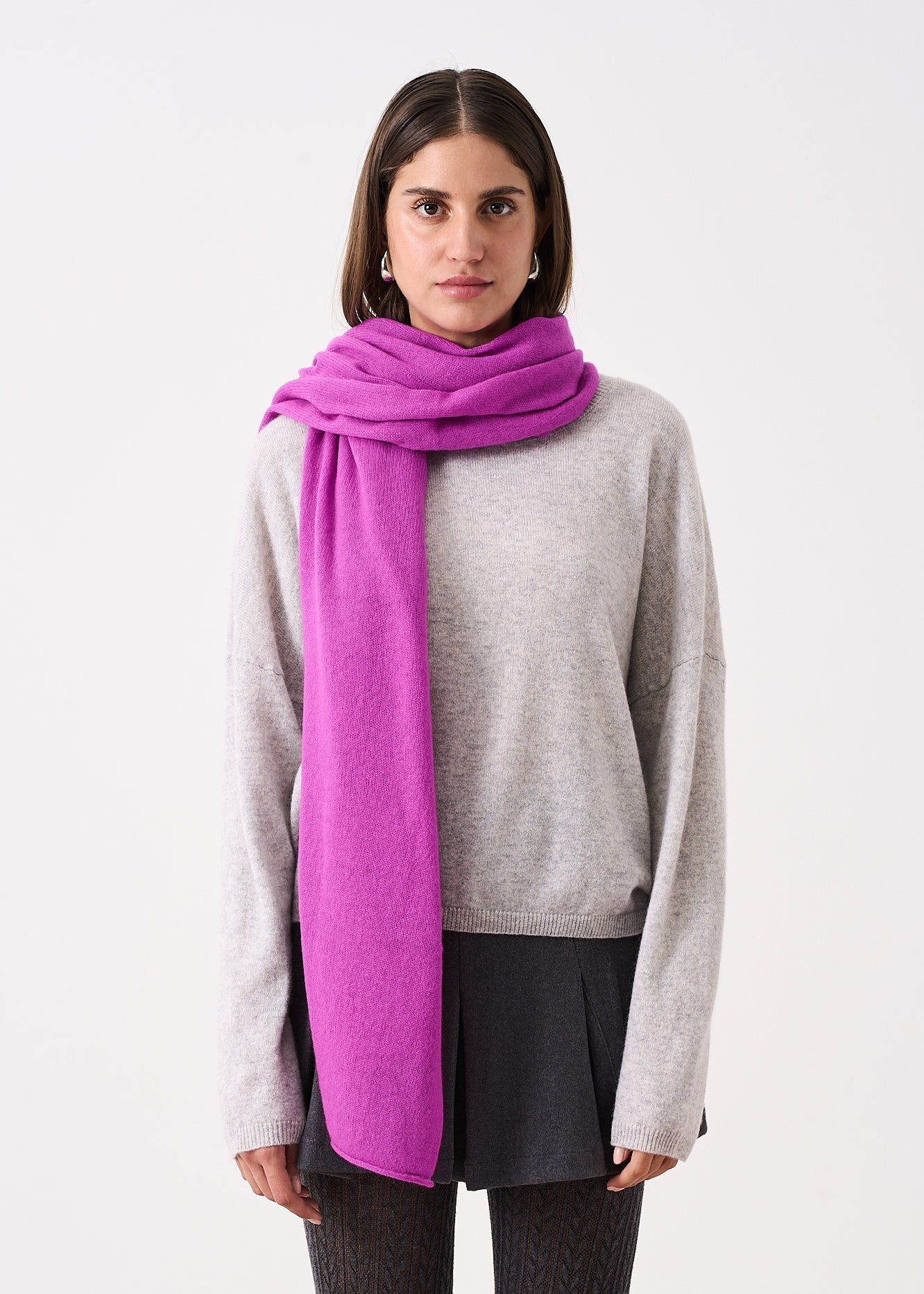 Infinity Neon Purple Scarf