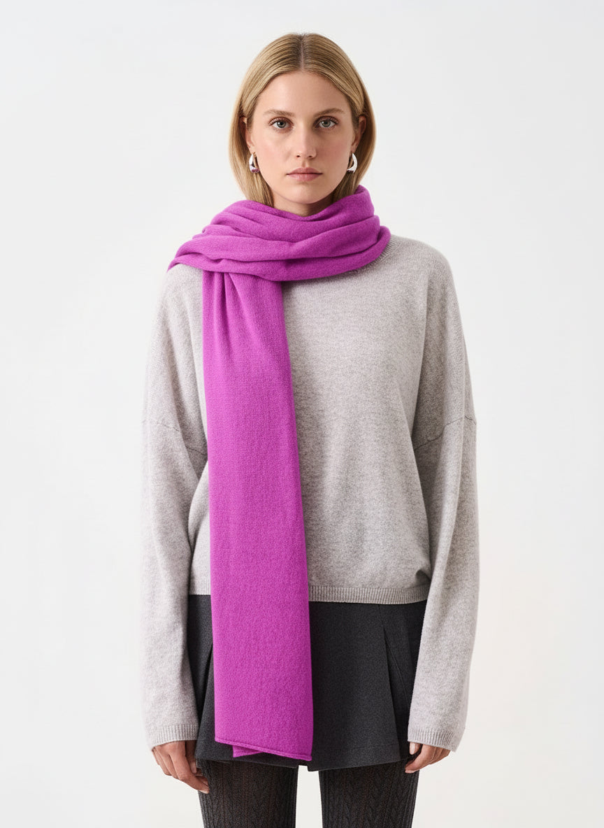Infinity Neon Purple Scarf