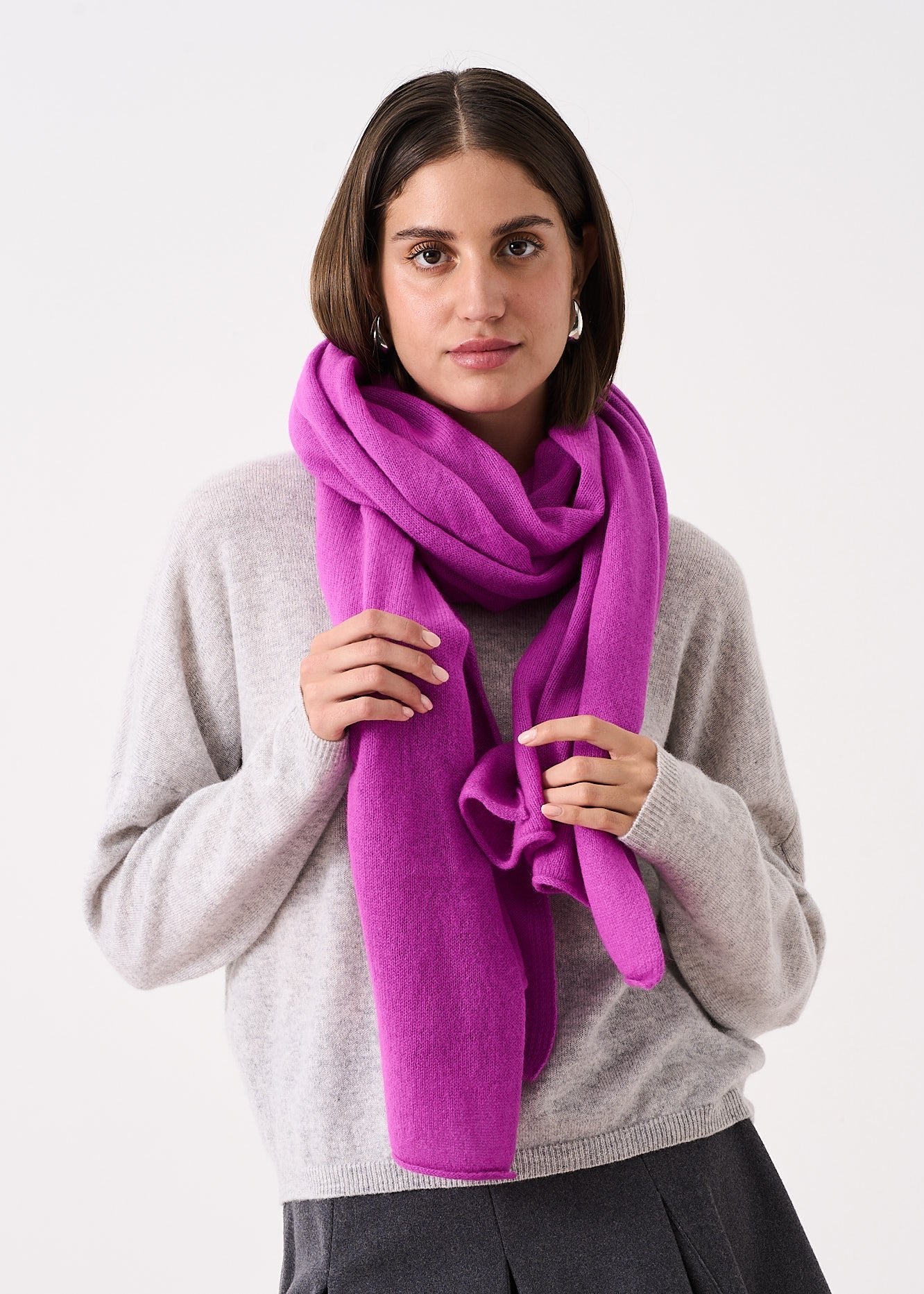 Infinity Neon Purple Scarf