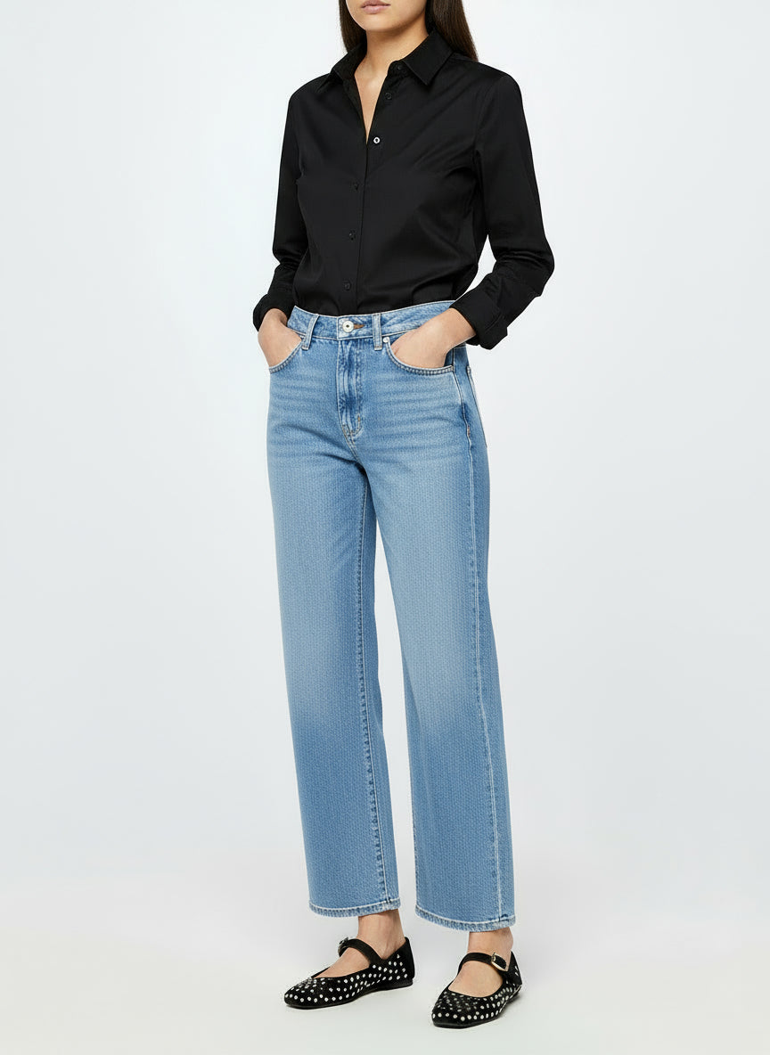 Black Rhinestone Ballerinas