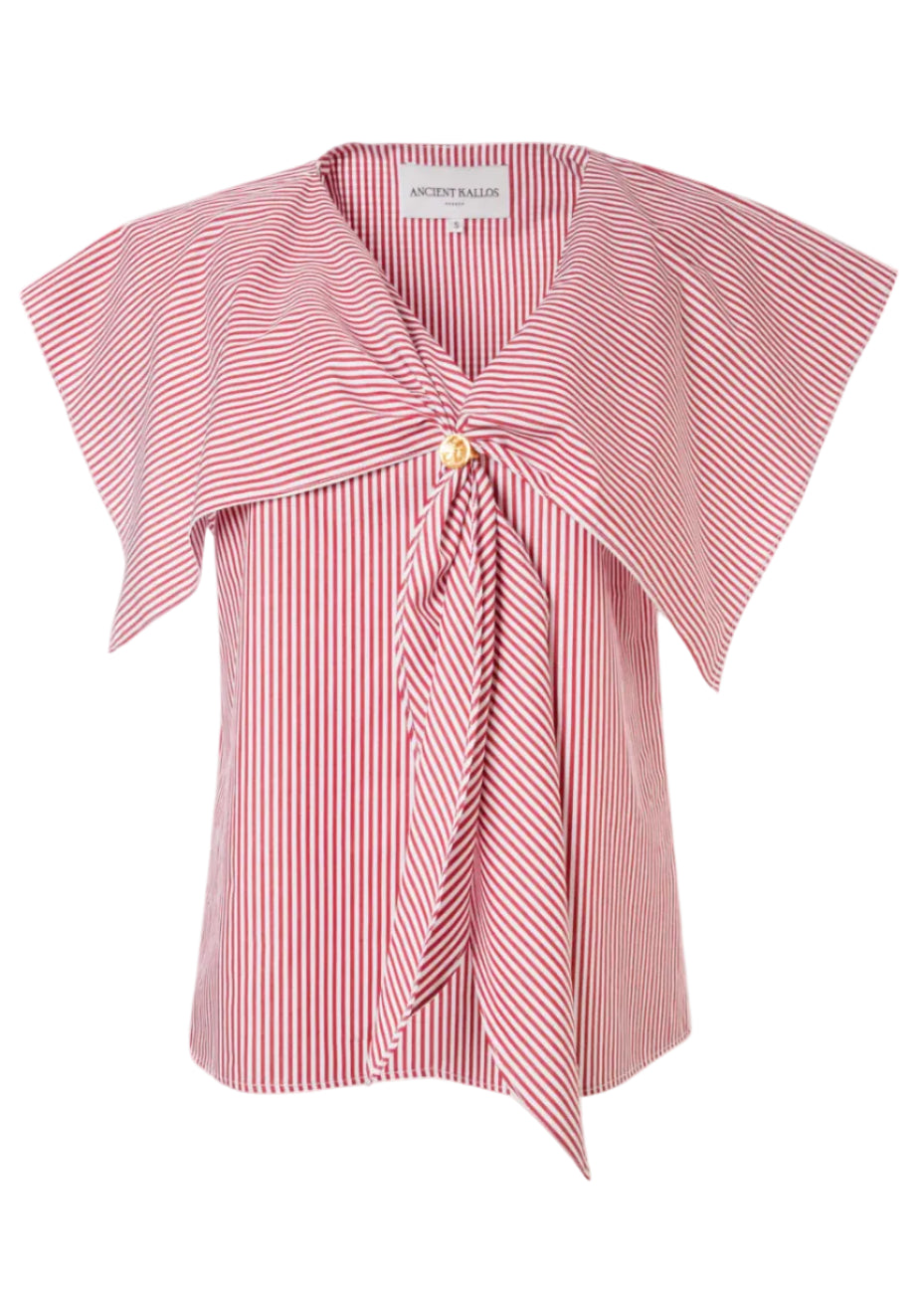 Alkioni Sailor Knot Red/White Top