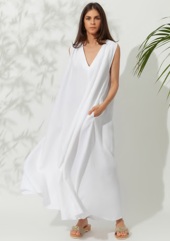 Eleni White Dress