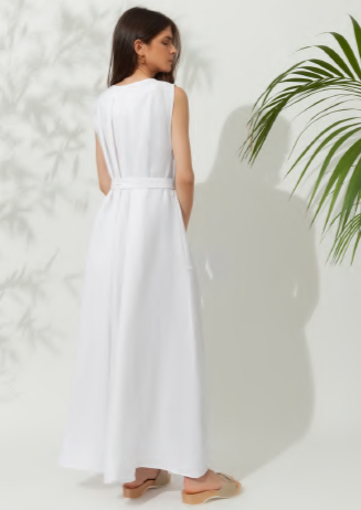 Eleni White Dress