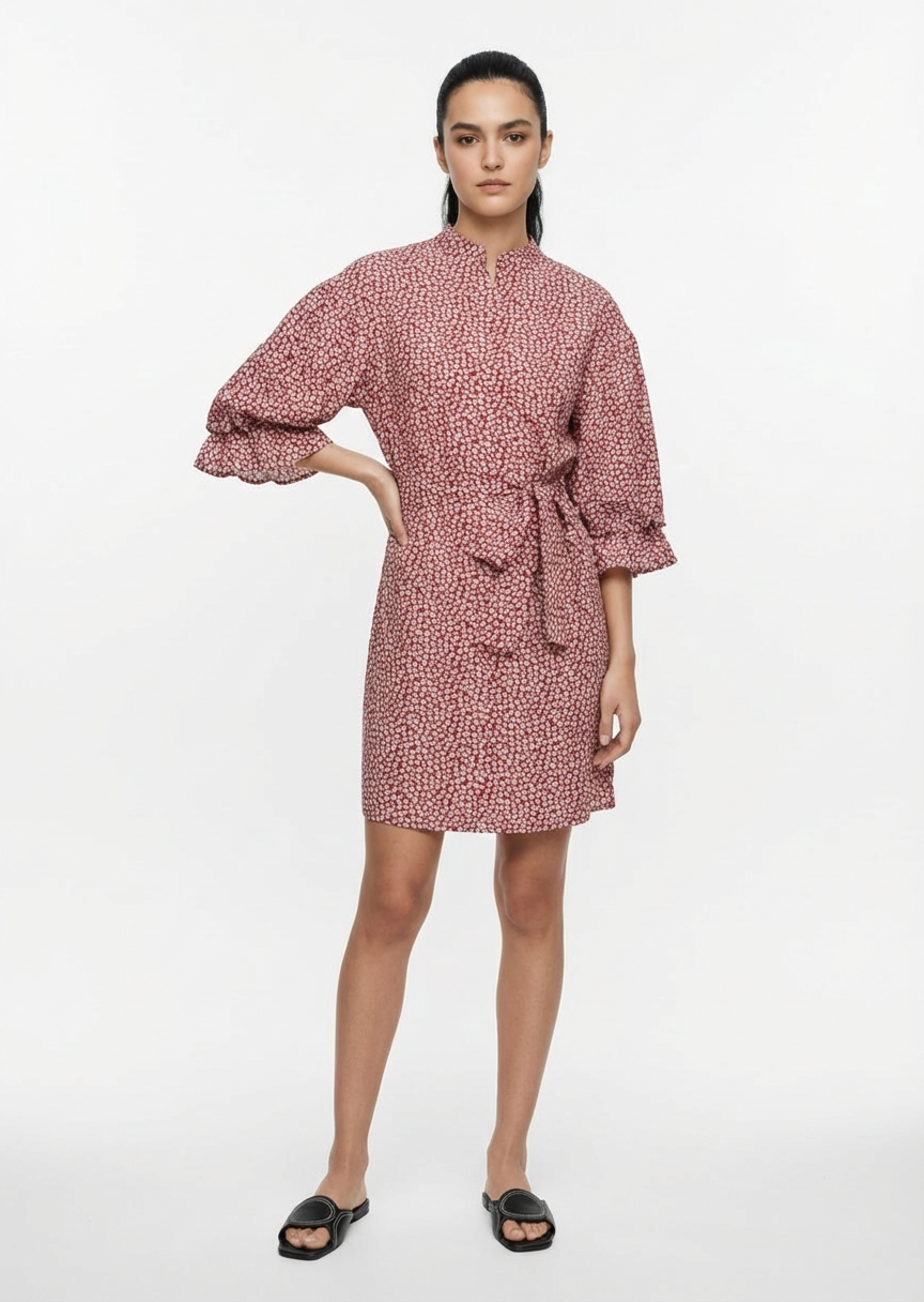 Alice Liberty Red Flowers Dress