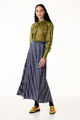 ANNIE P-DOMINO PLEATED SKIRT-JUST BRAZIL