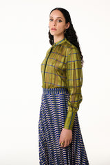 ANNIE P-DOMINO PLEATED SKIRT-JUST BRAZIL