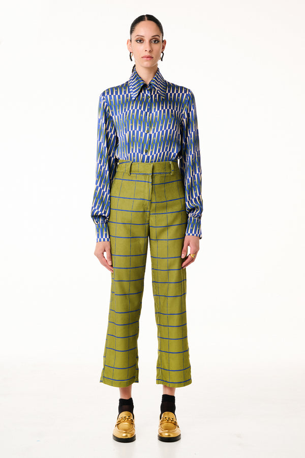 ANNIE P-MARTHA DOMINO SHIRT-JUST BRAZIL