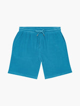 Augusto Terry Sweatshorts Lake Blue