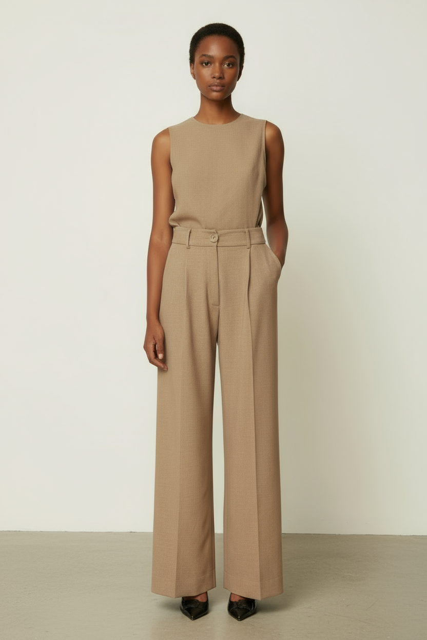 Signature Pants Beige