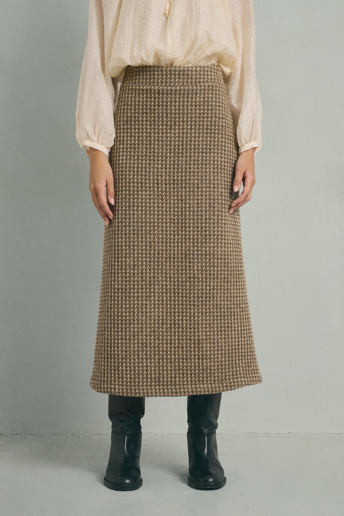 Beige Bristol Skirt