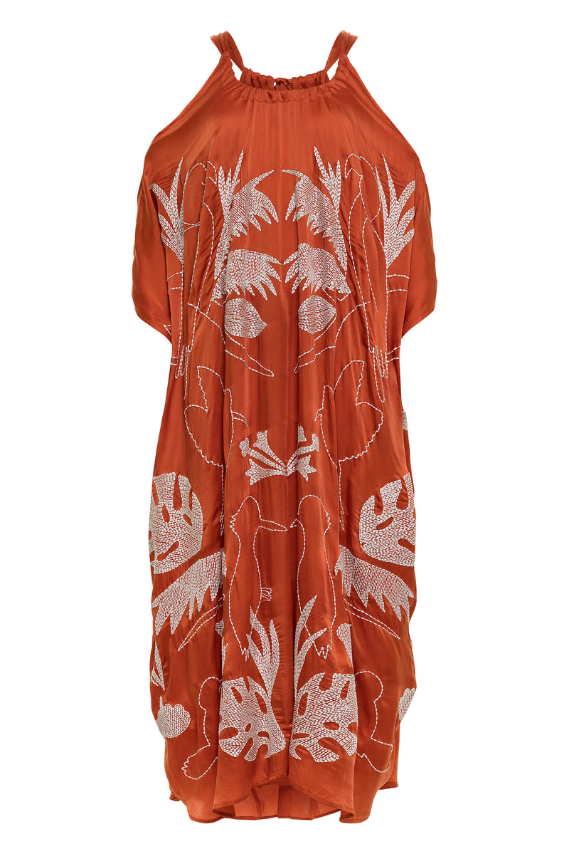 Three Ways Embroidered Kaftan