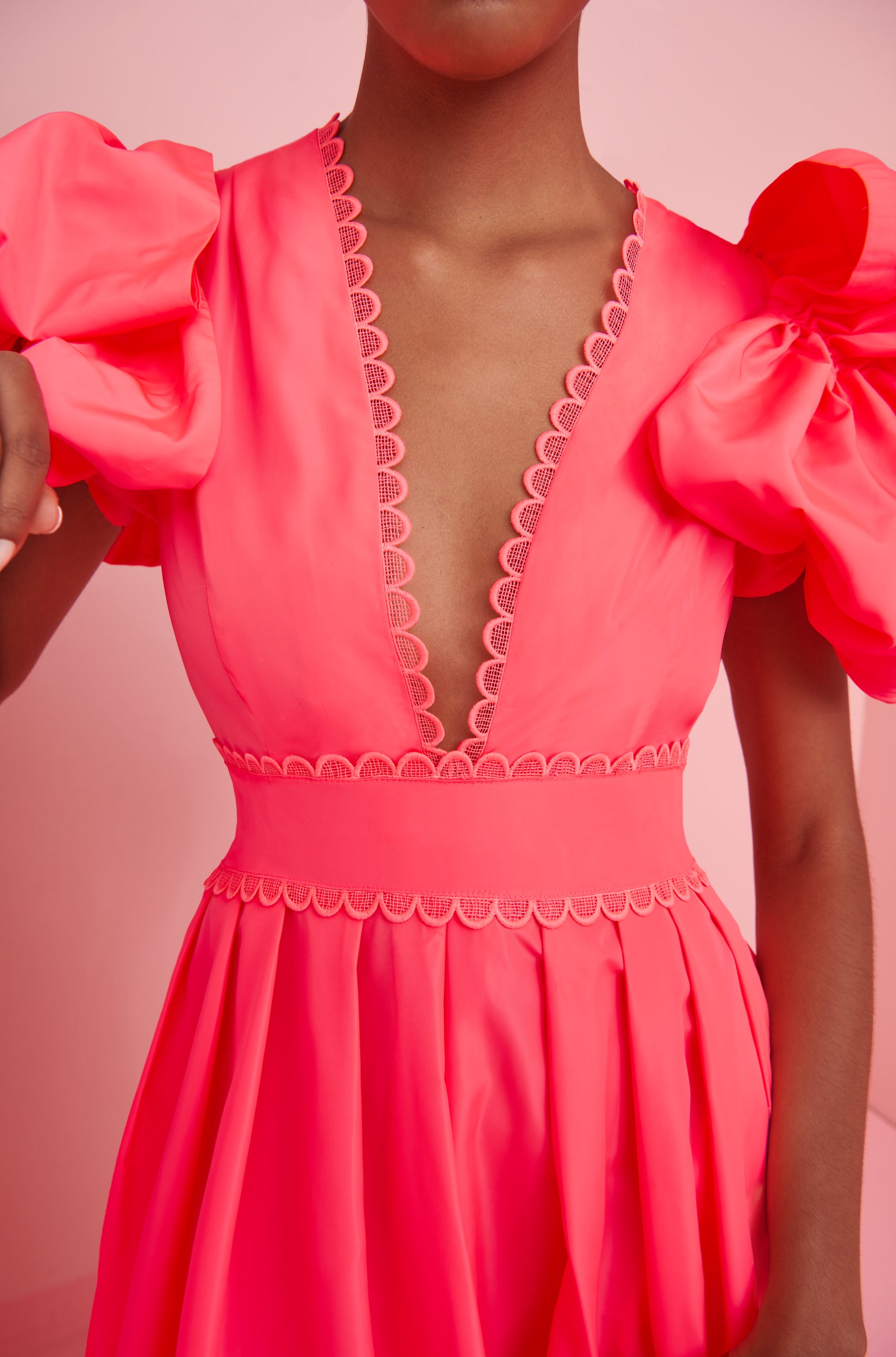 Curazao Dress Neon Pink