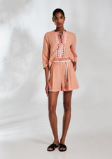 Aeolia Coral Blouse