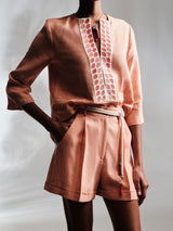 Aeolia Coral Blouse