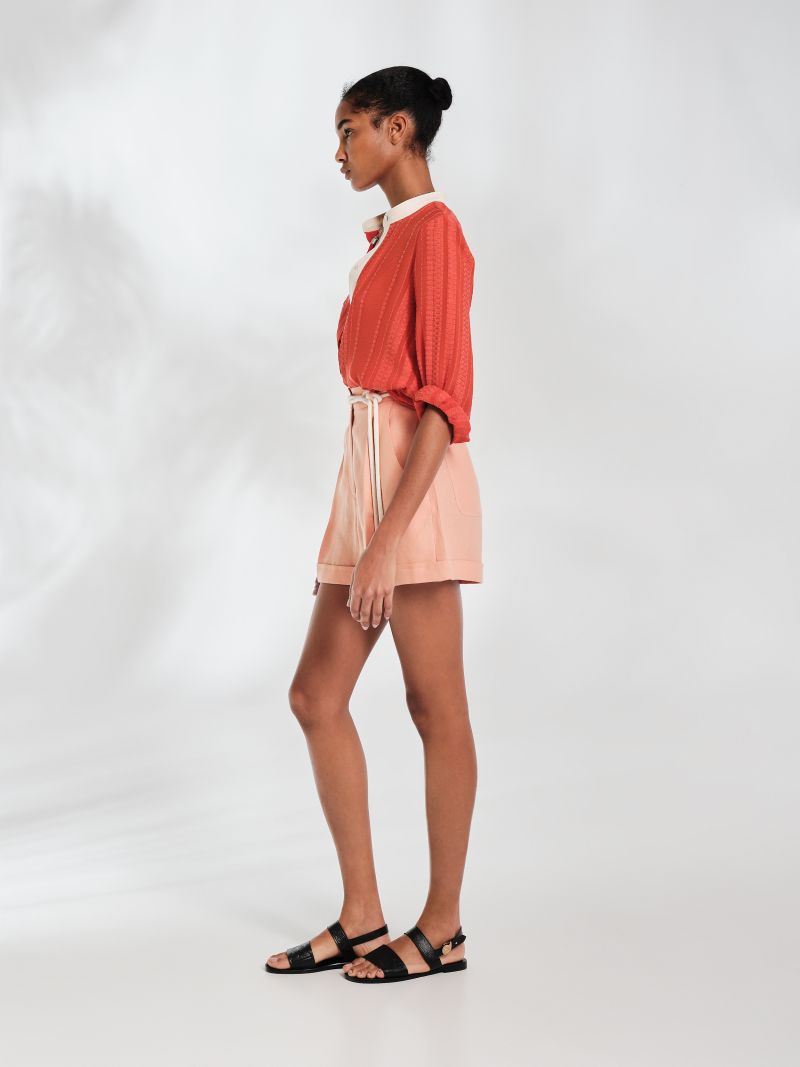 Dionysus Light Coral Shorts