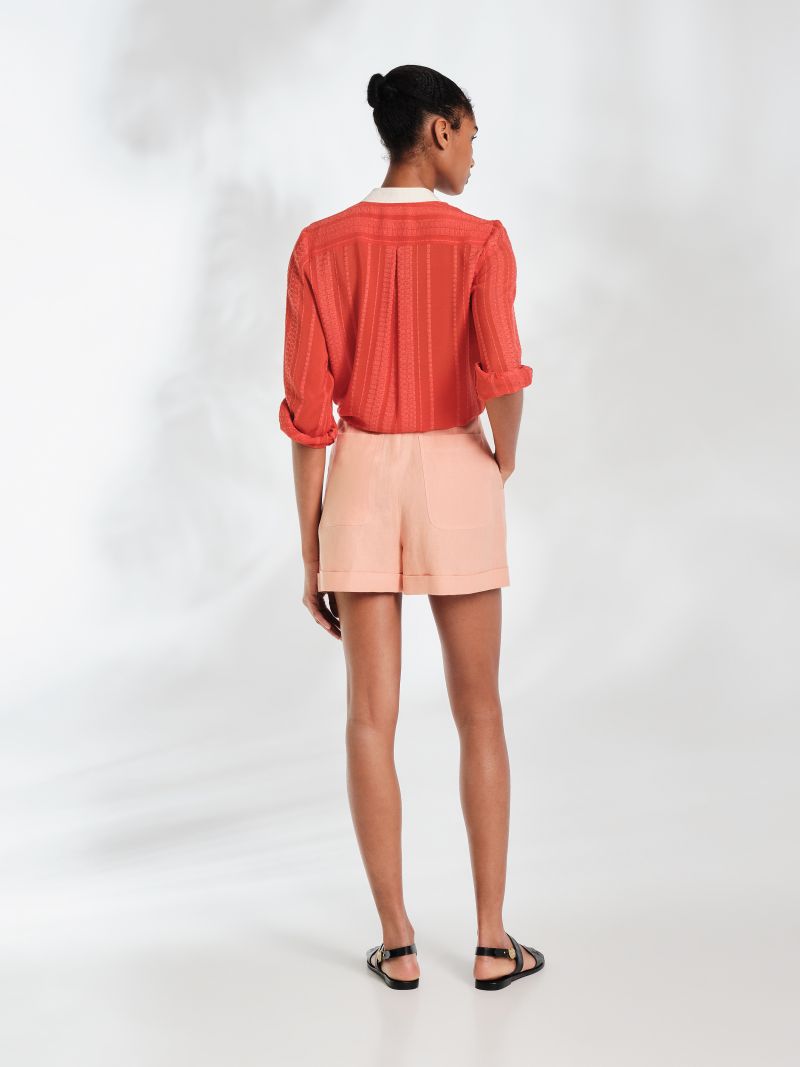 Dionysus Light Coral Shorts