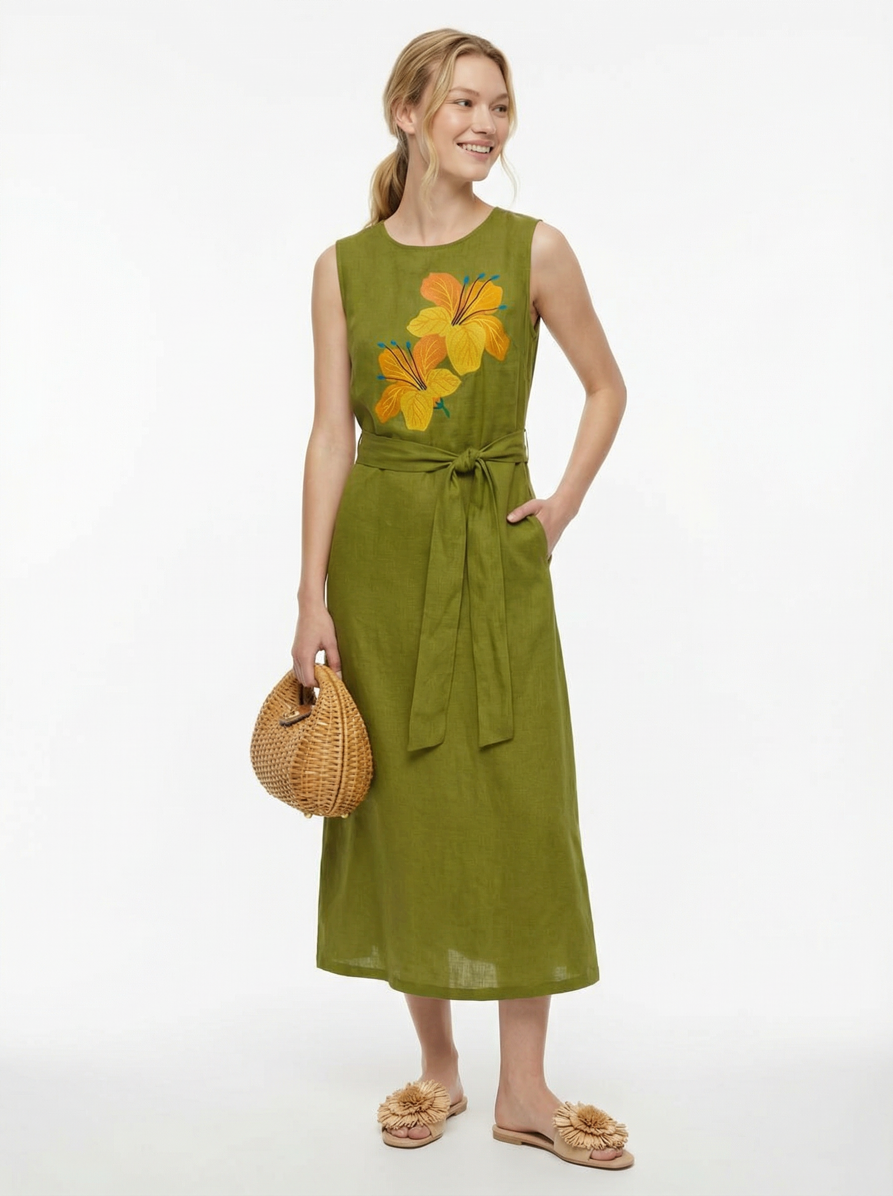 Carlota Kiwi Dress