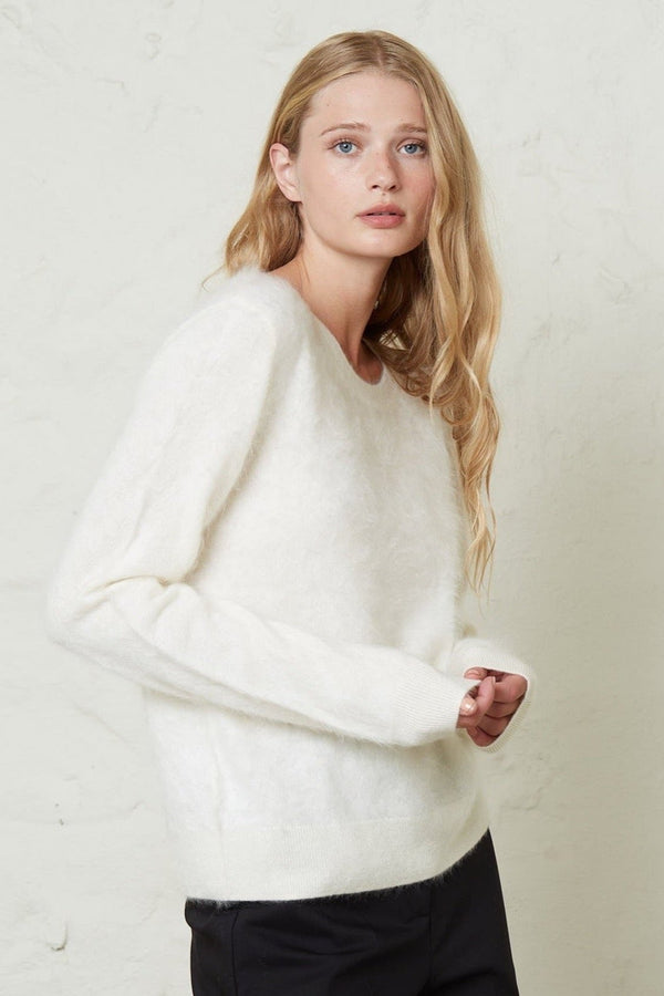 Absolut Cashmere-Cerena Blanc Blouse-Justbrazil