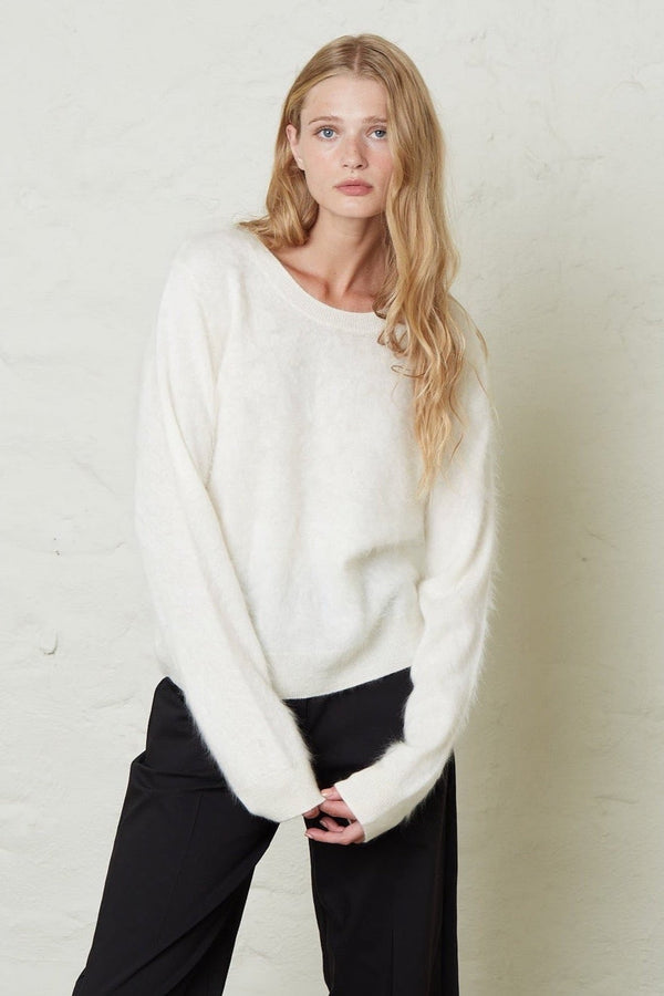 Absolut Cashmere-Cerena Blanc Blouse-Justbrazil