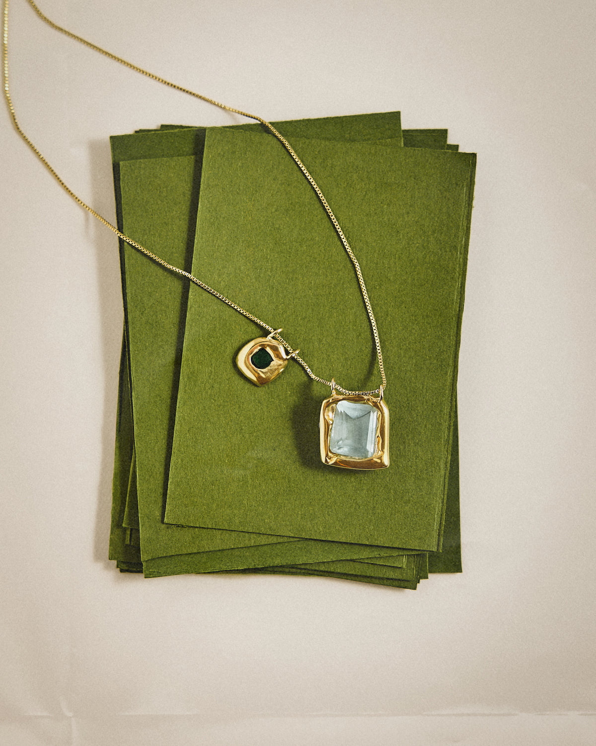 Necklace Willow Topazio Gold