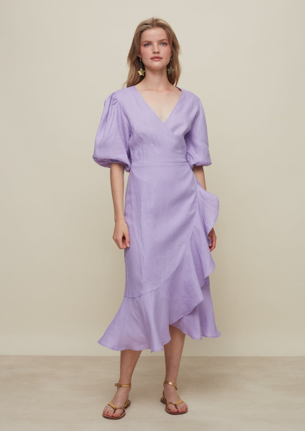 Galeria-Crossed Lilac Dress-Justbrazil