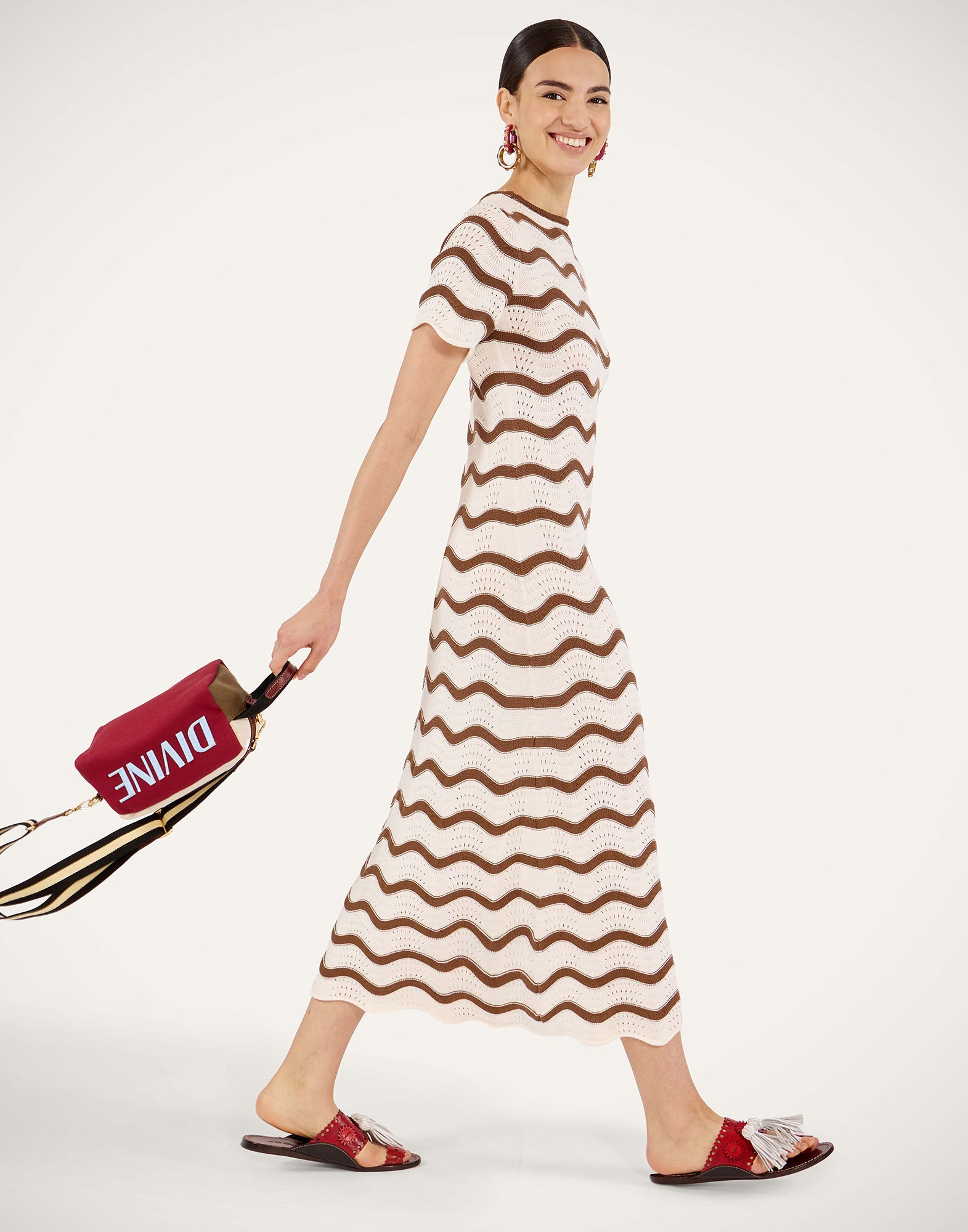 Wavy Swing Dress