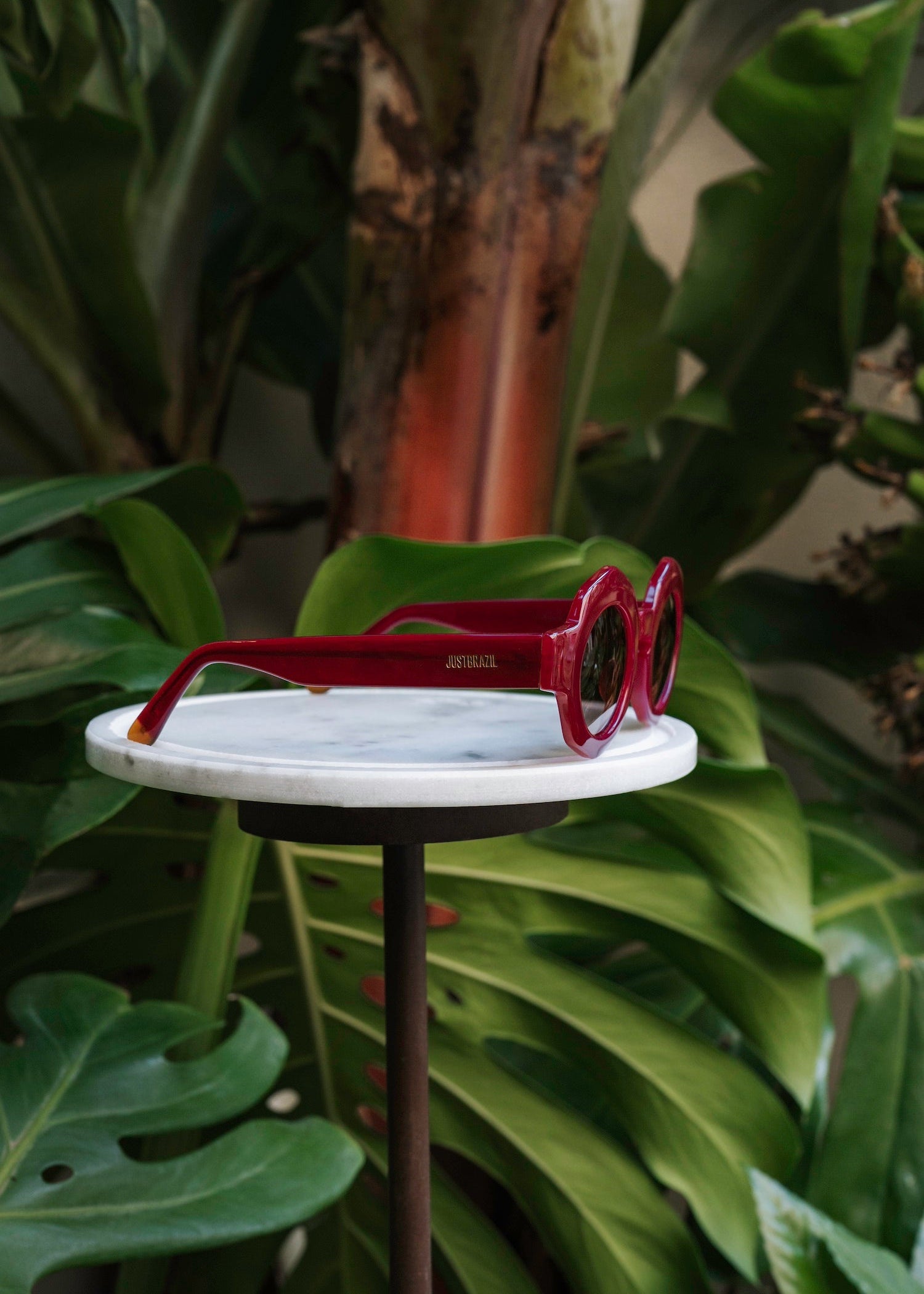 Beldi Burgundy Sunglasses