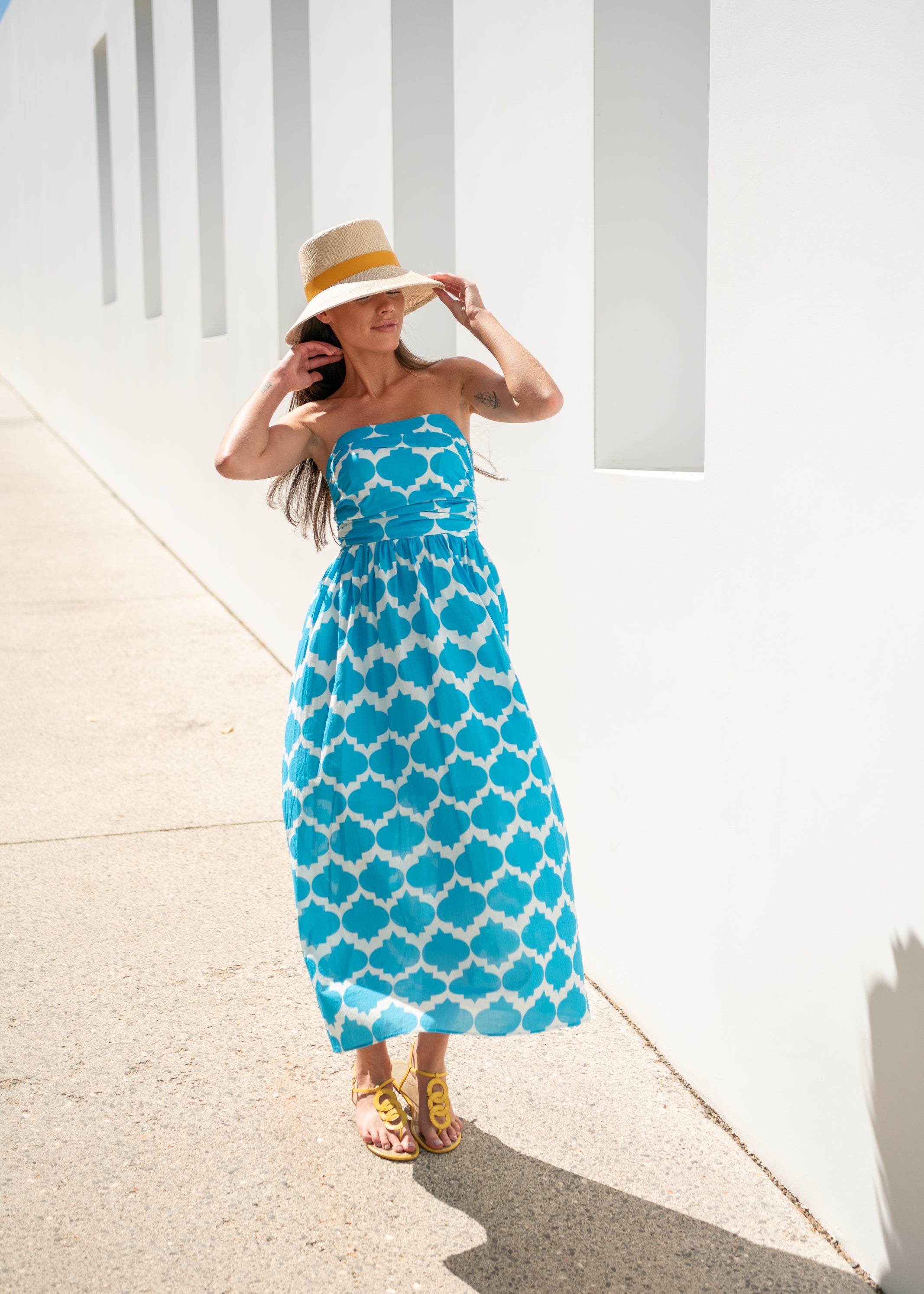 Milli Rombus Sky Blue Dress