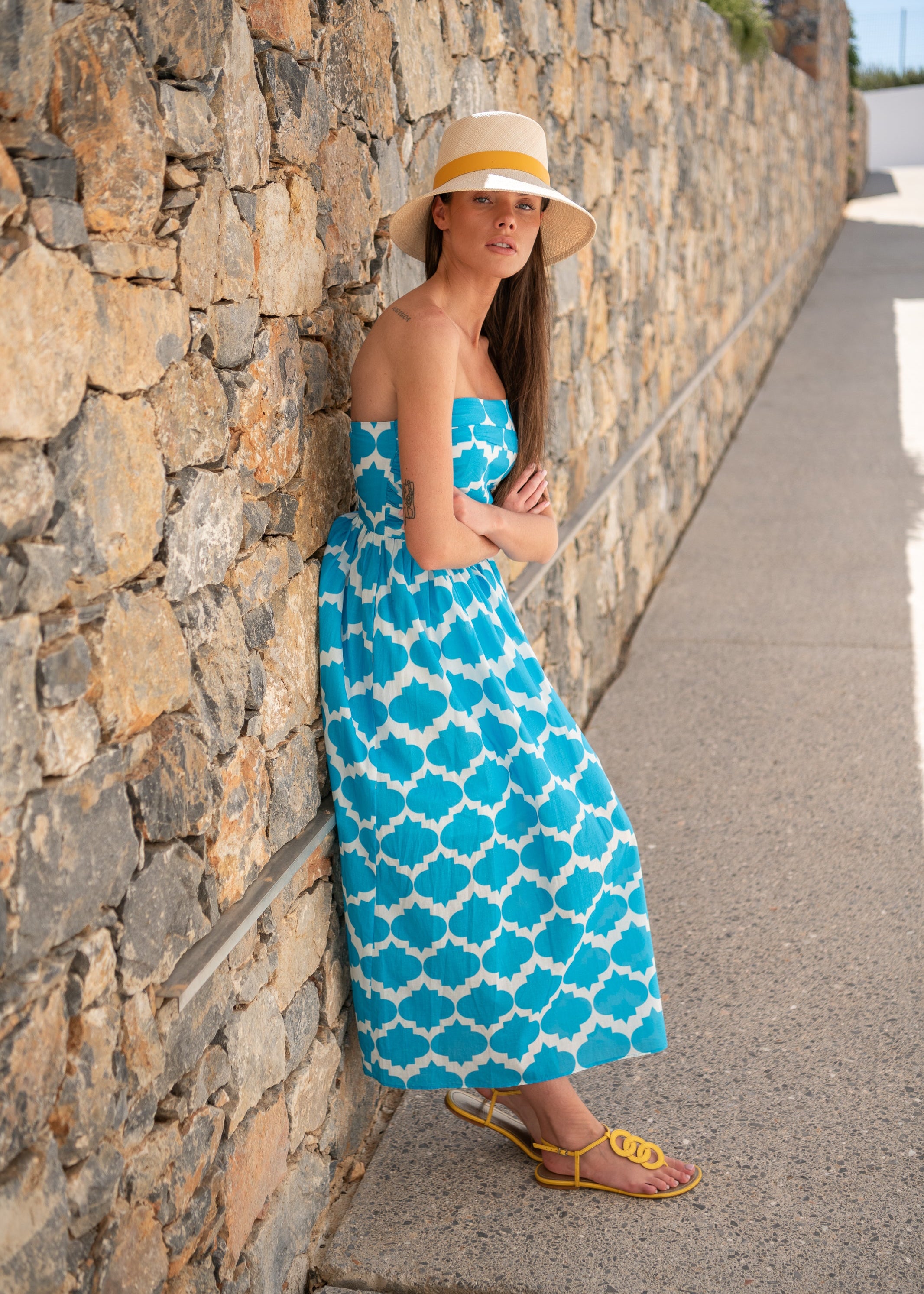 Milli Rombus Sky Blue Dress