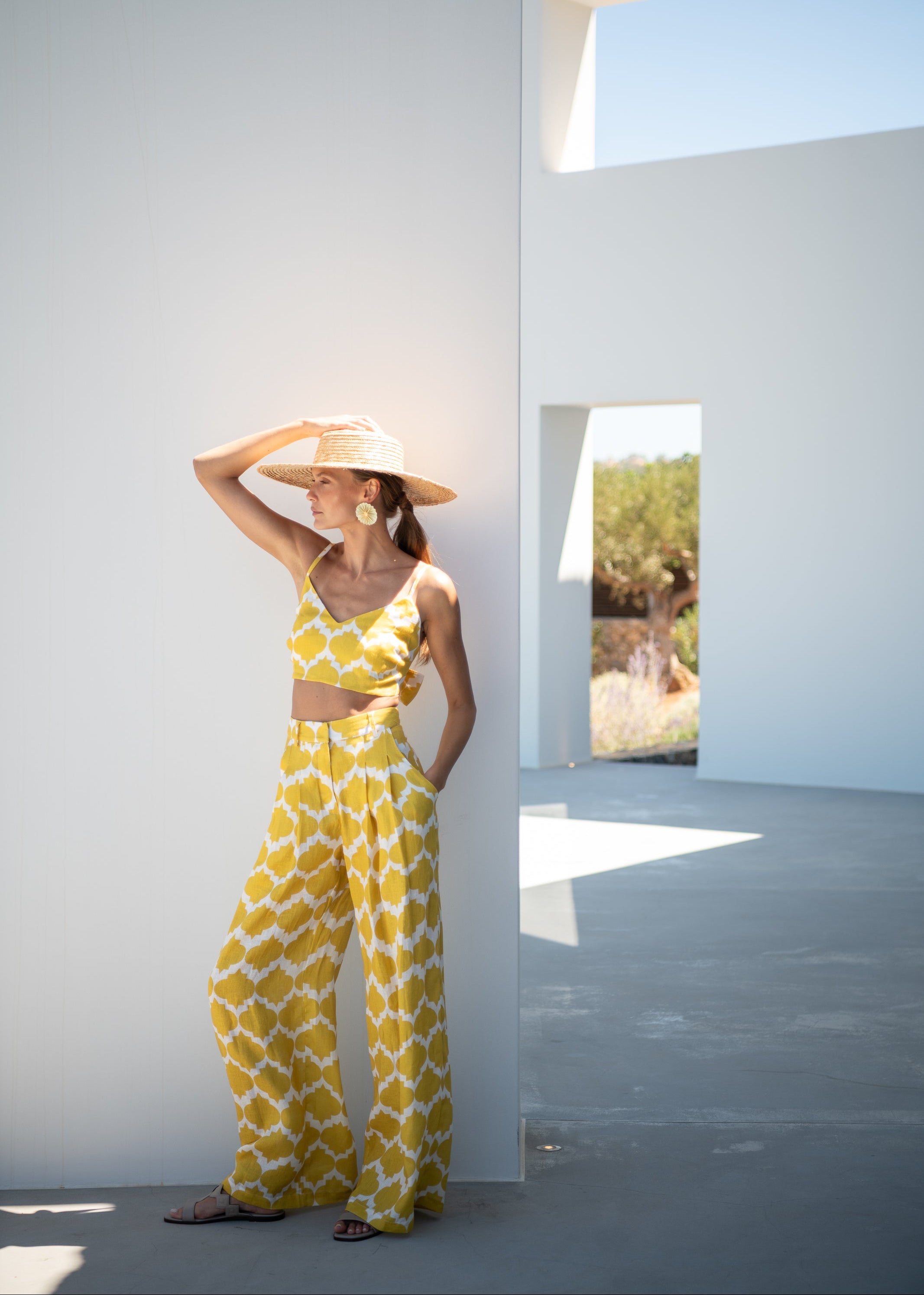 Alexa Rombus Yellow Pants