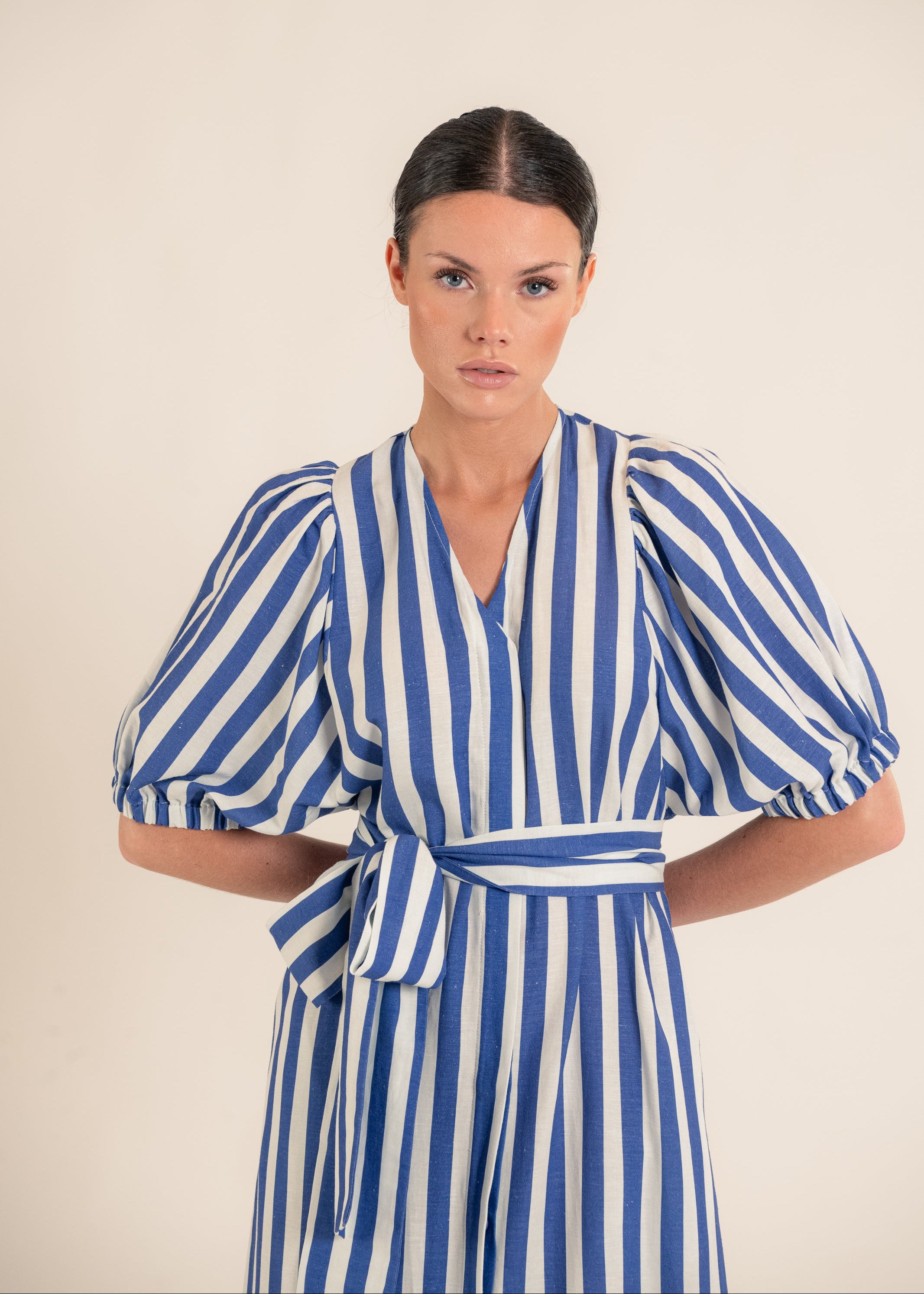 Urca Blue Stripes Dress