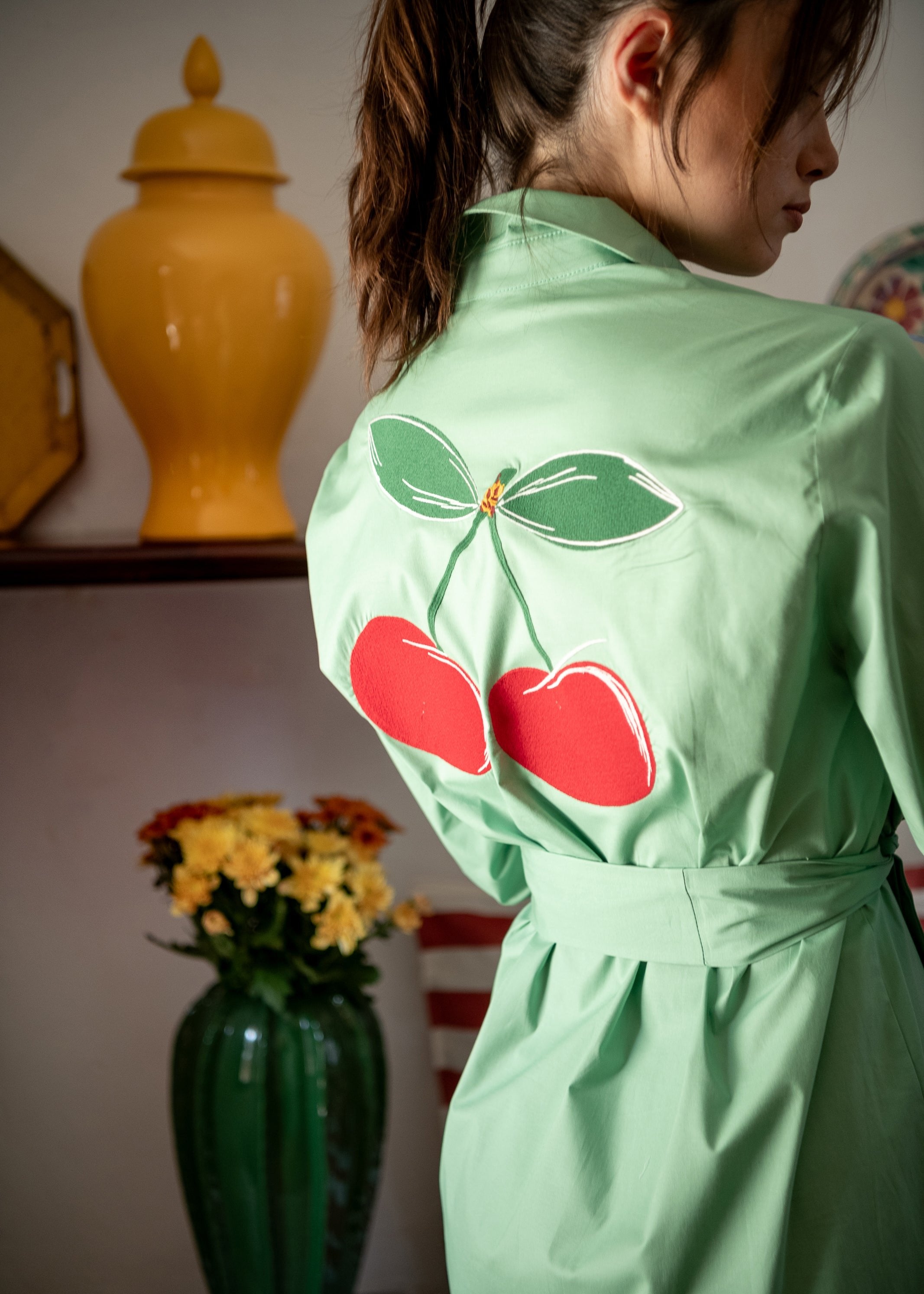 Positano Green Aloe Chemise