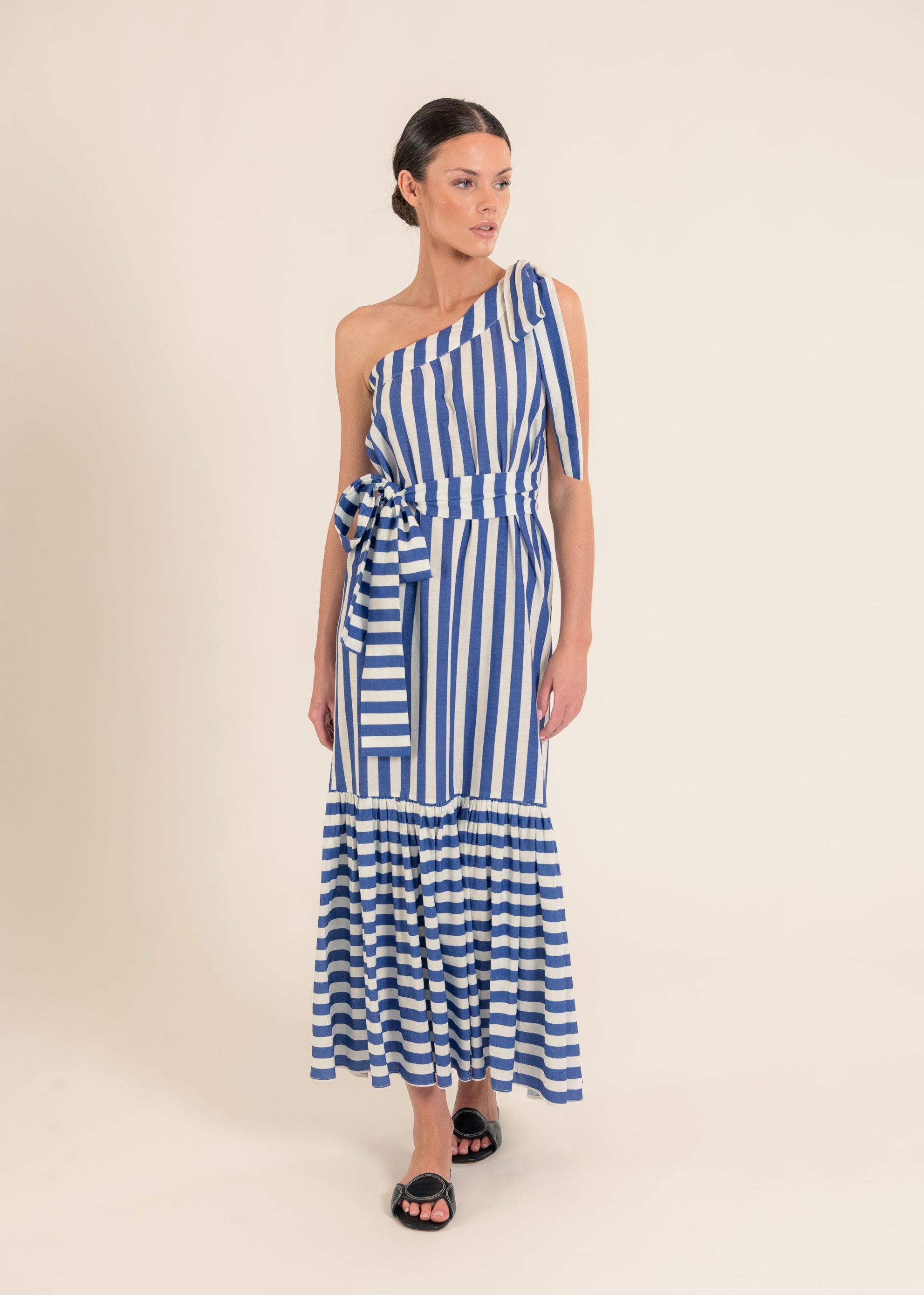 Teresa Blue Stripes Dress