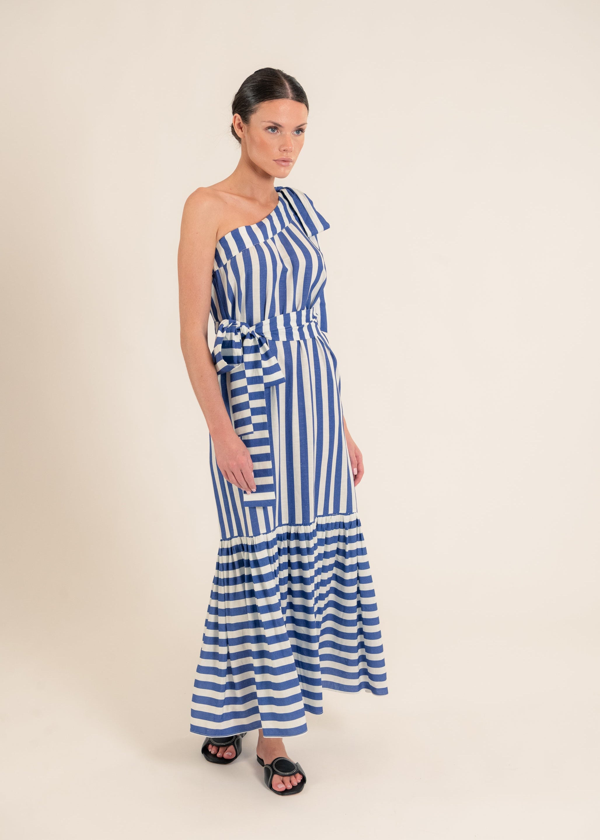 Teresa Blue Stripes Dress