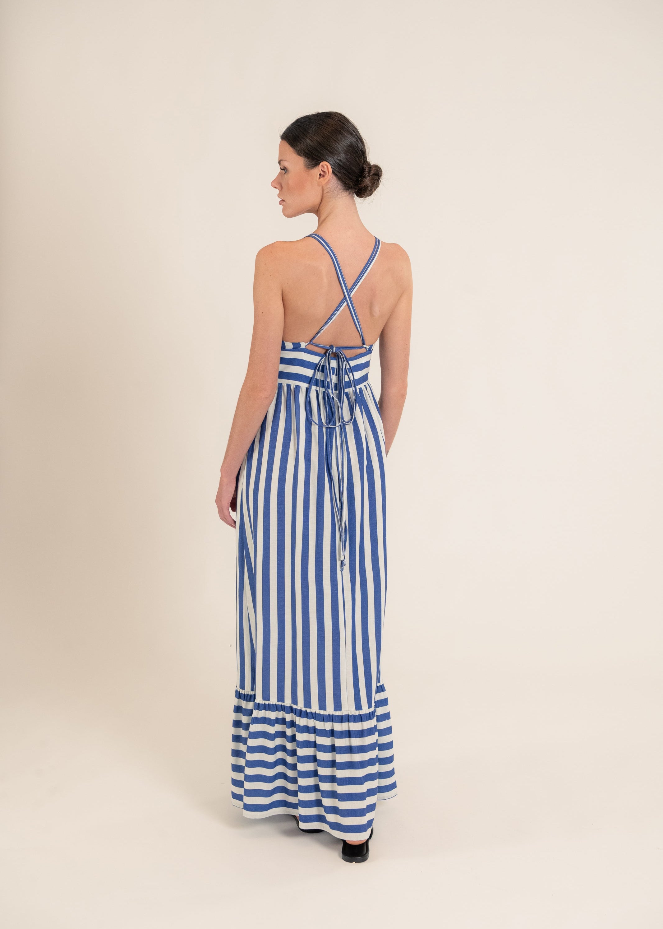 Botanico Blue Stripes Dress