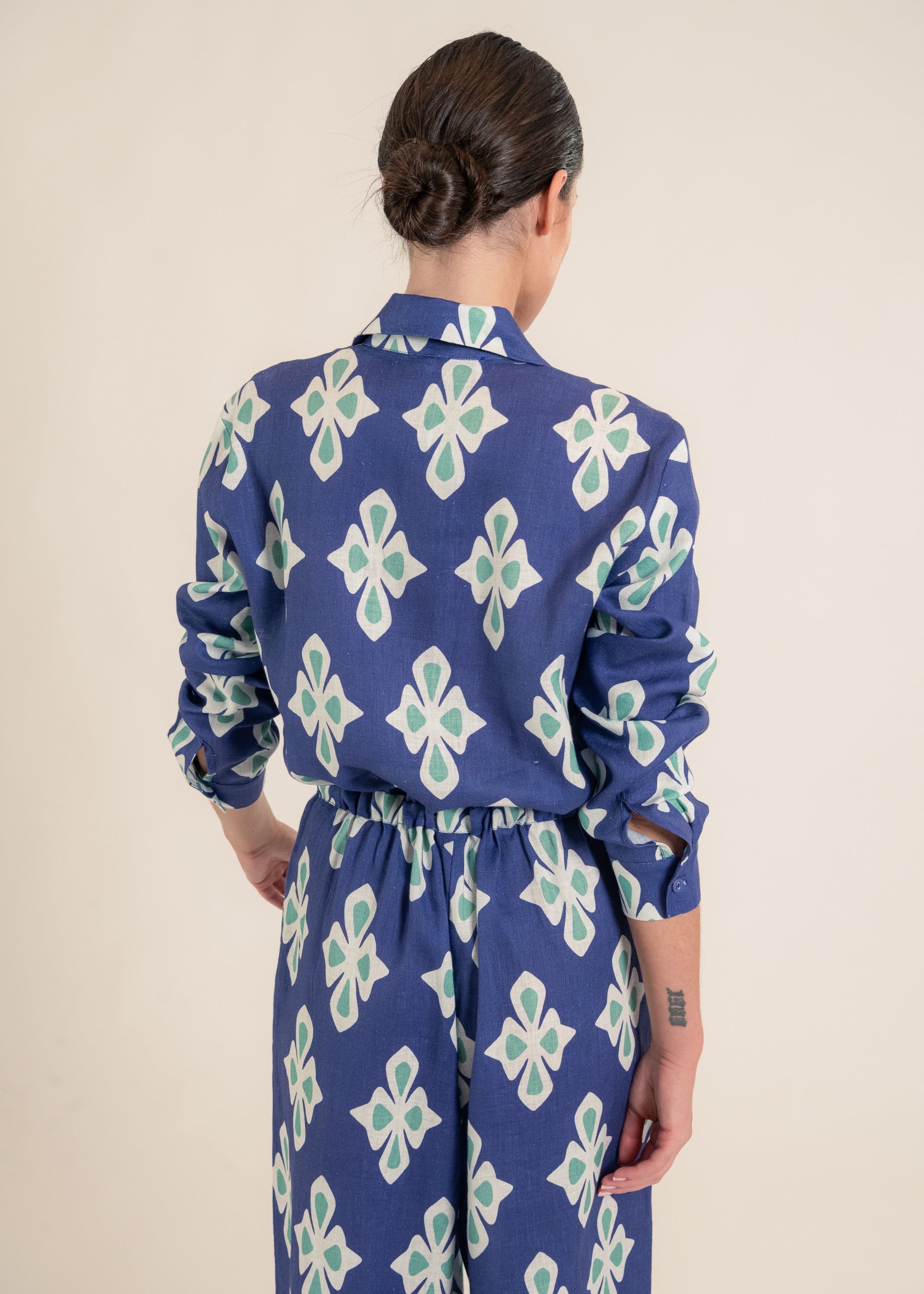 Aster Luly Navy Jumpsuit