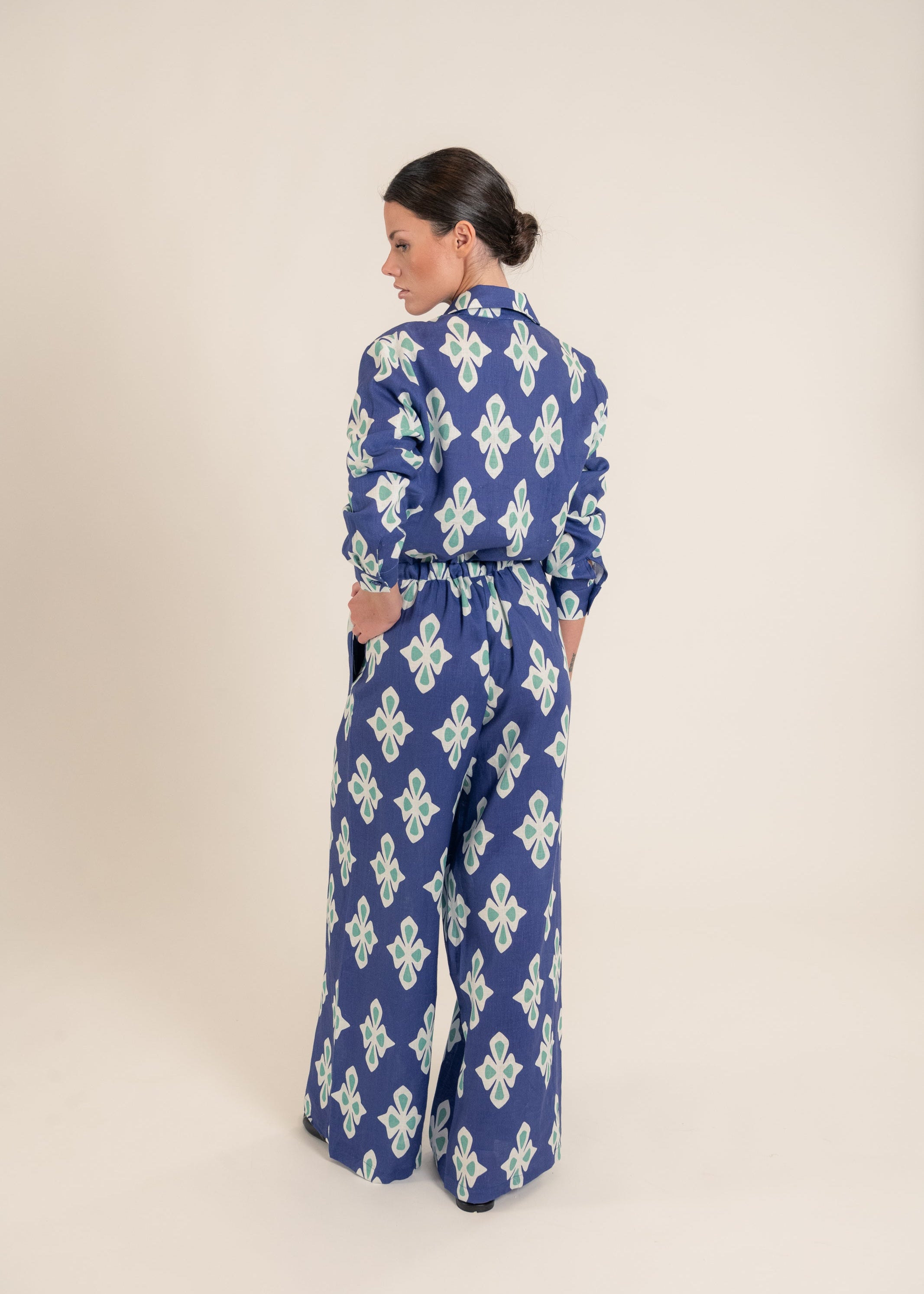 Aster Luly Navy Jumpsuit