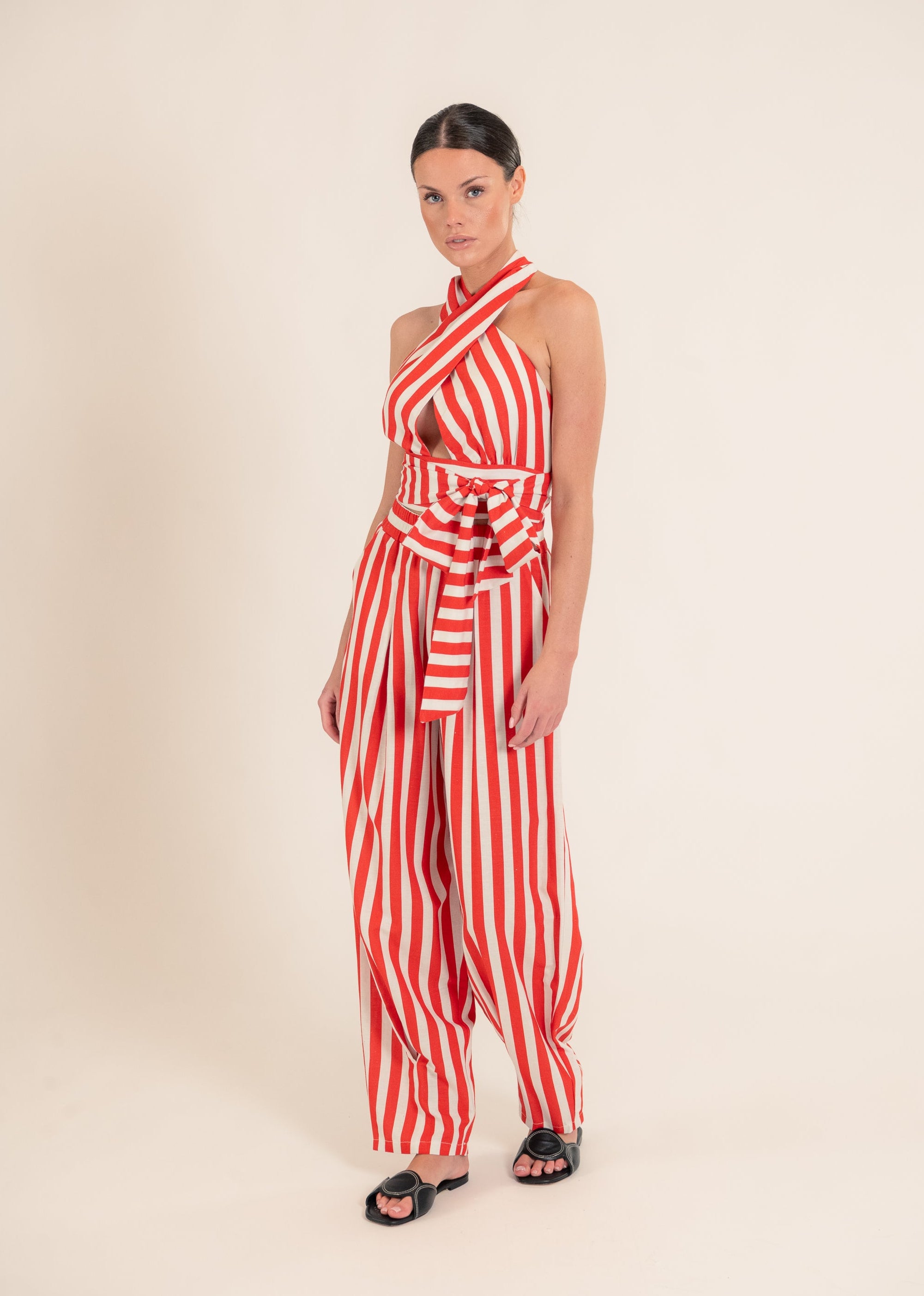 Viraduro Red Stripes Pants