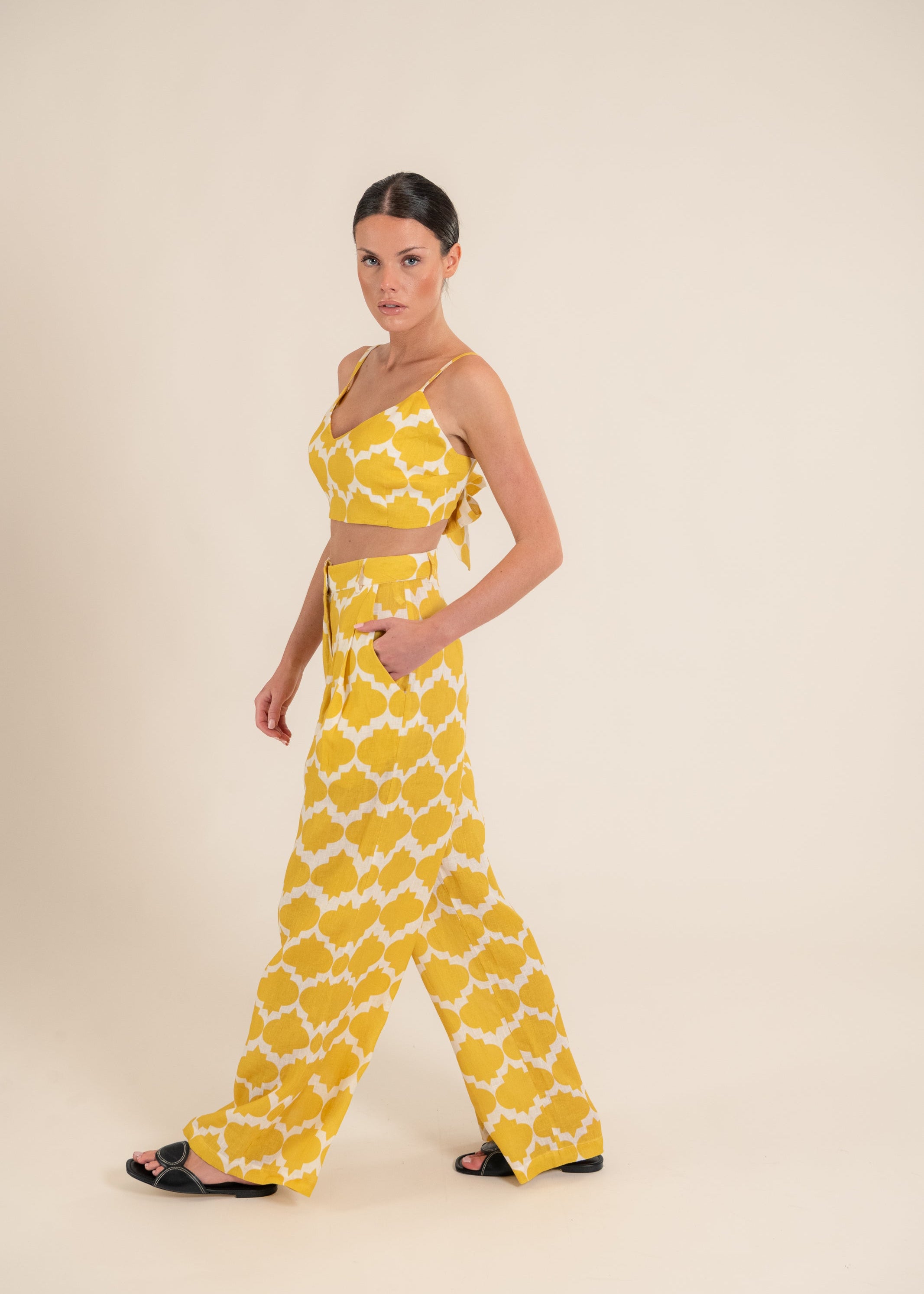 Alexa Rombus Yellow Pants