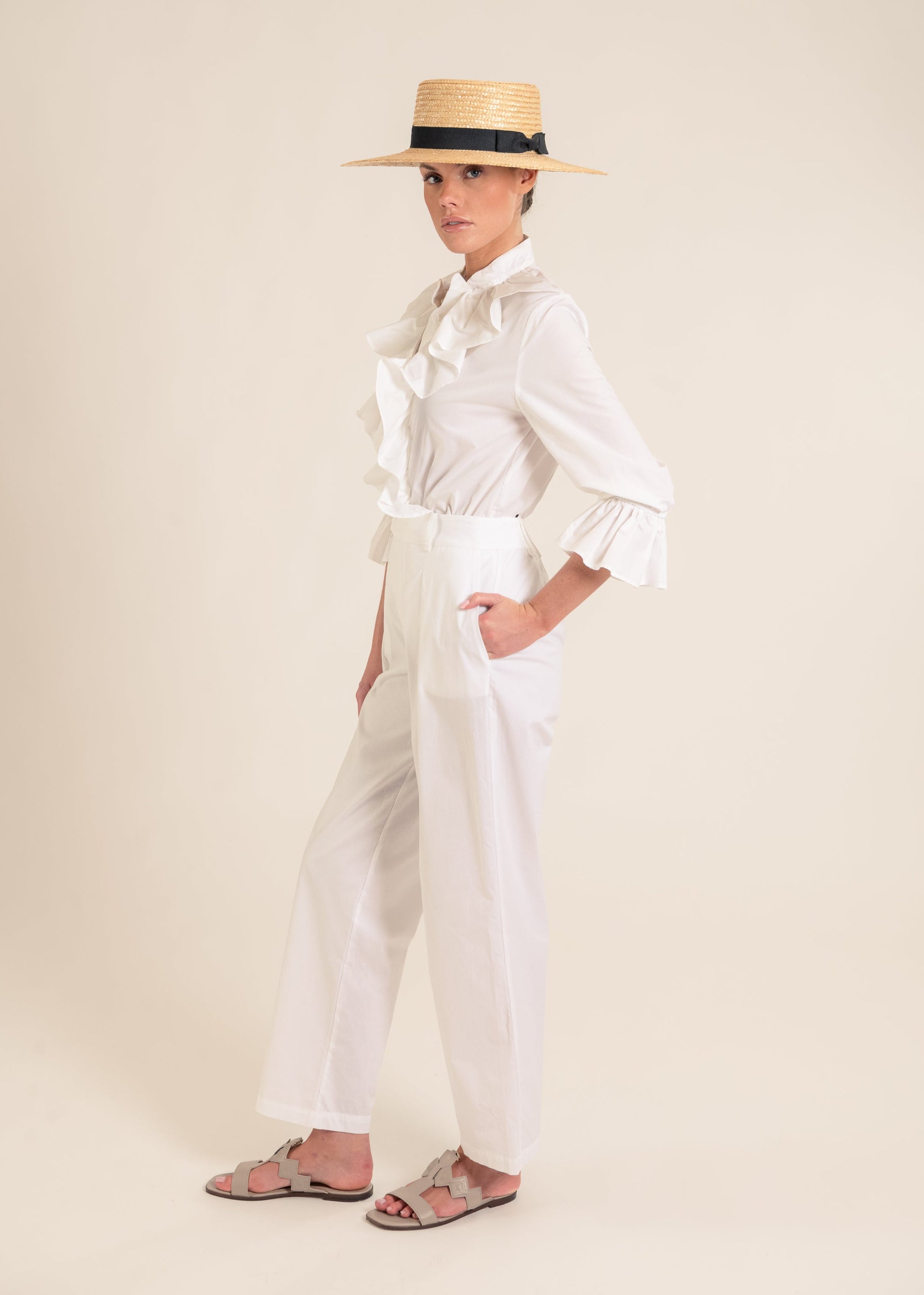 Nubia White Pants