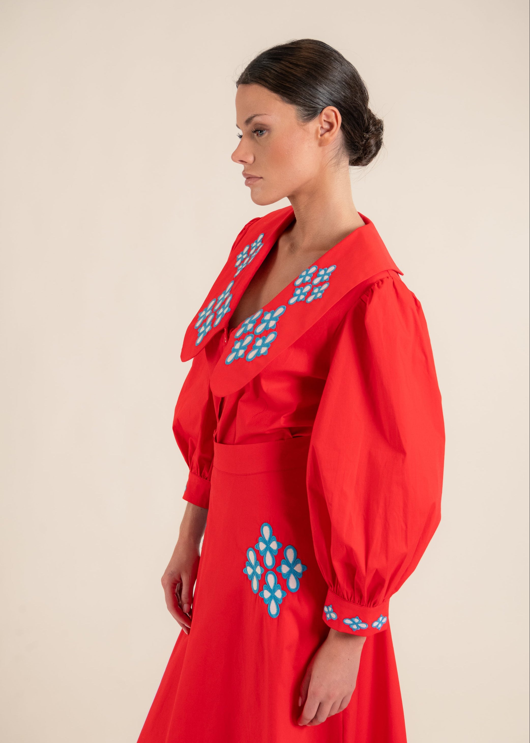 Anita Red Blouse