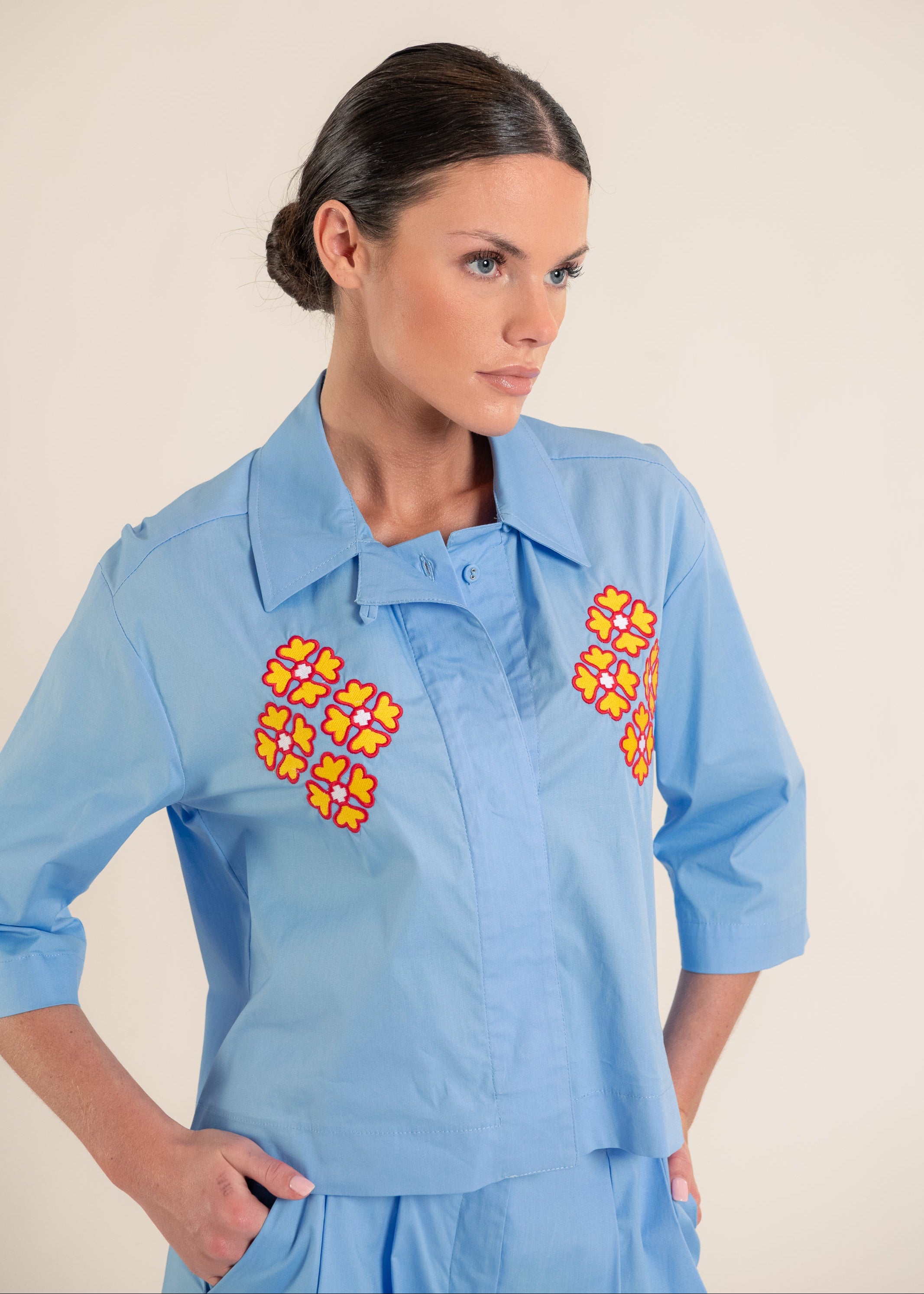 Estacio Ciel Embroidered Shirt