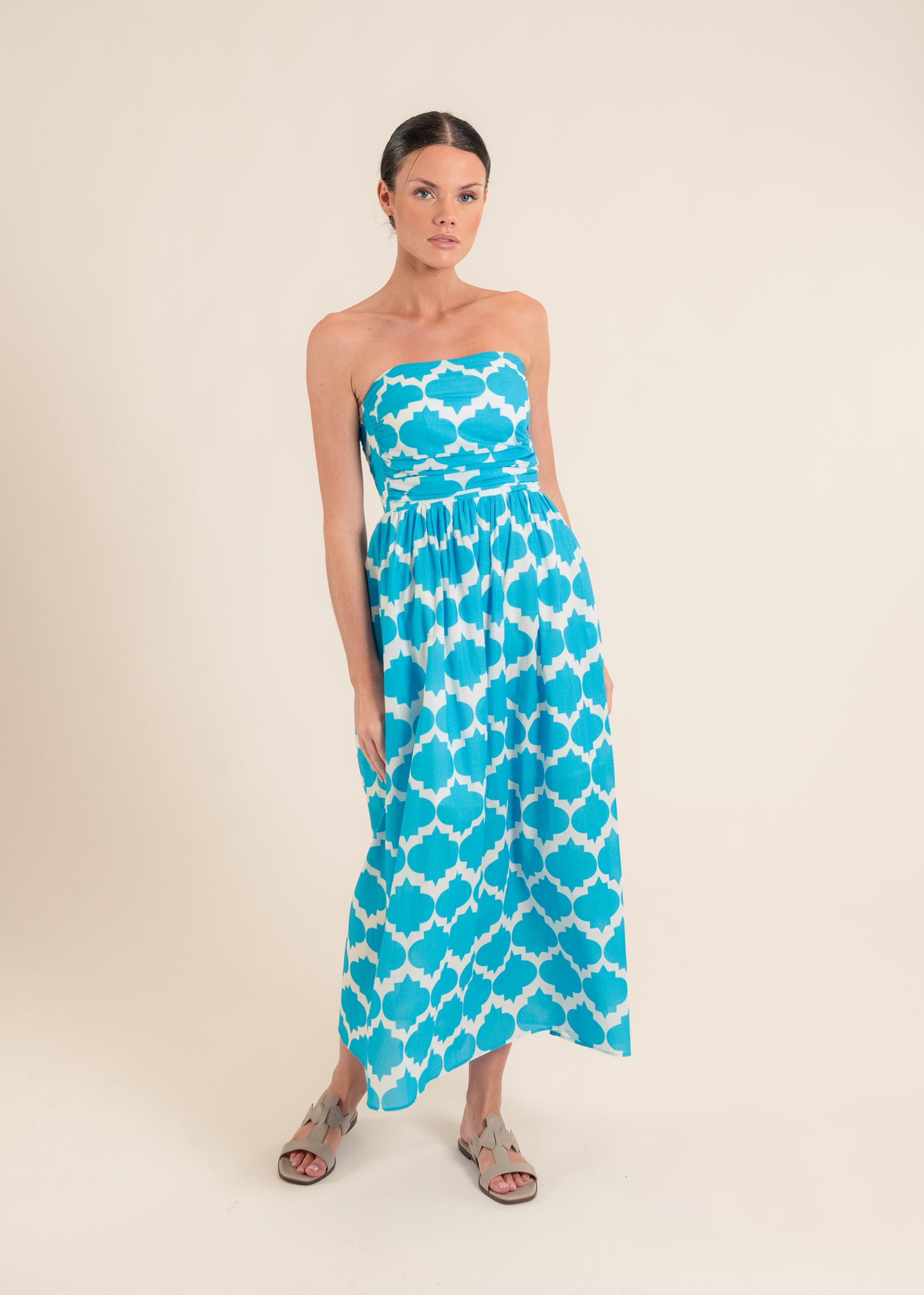 Milli Rombus Sky Blue Dress